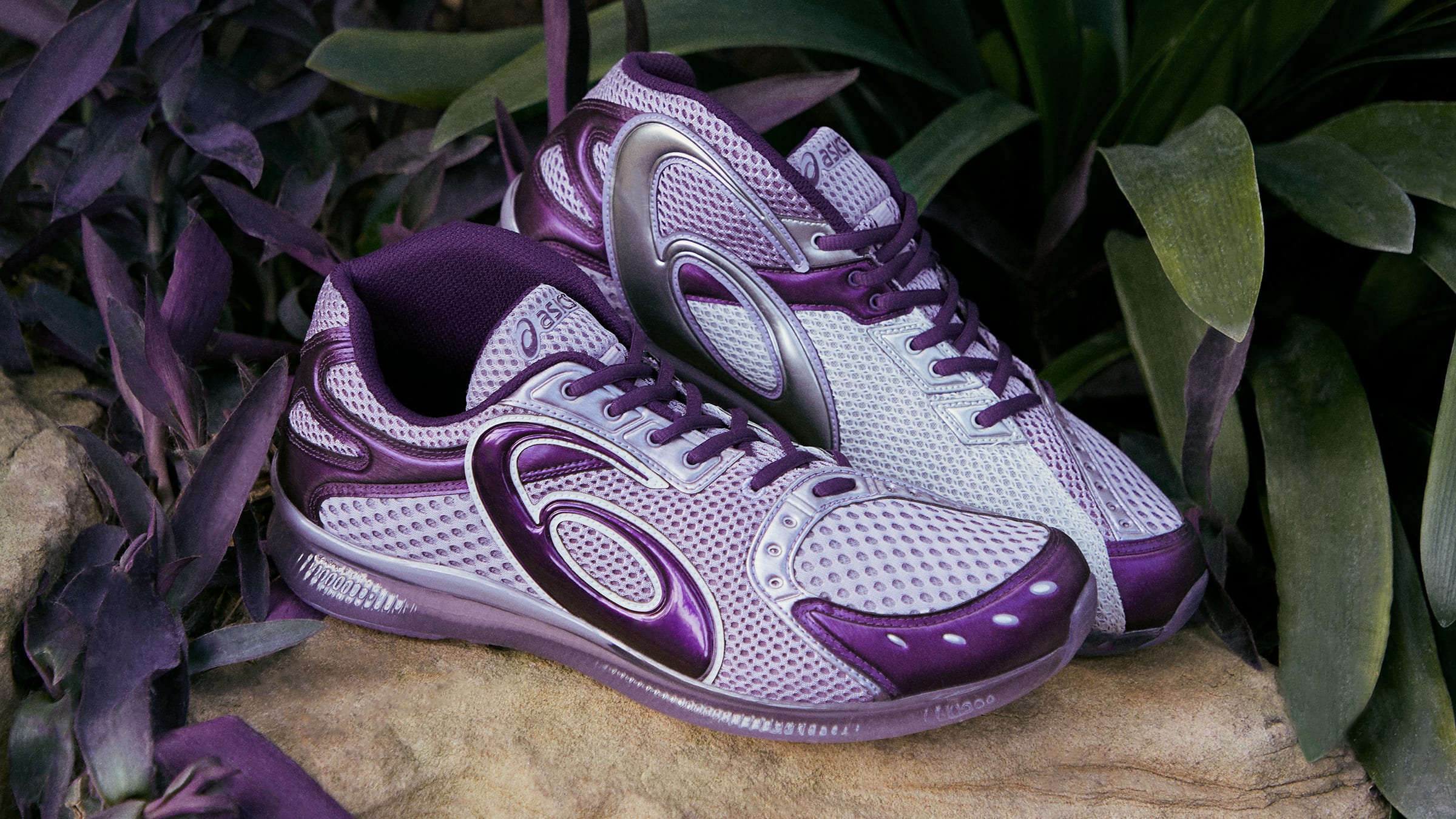 asics kiko purple