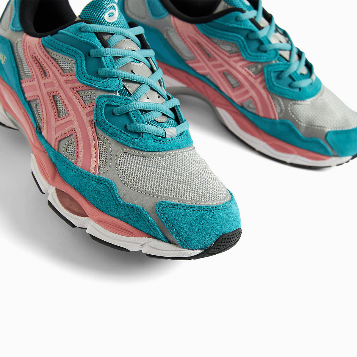 Asics x Awake Gel-NYC (Pure Sliver & Green-Blue Slate) | END. Launches