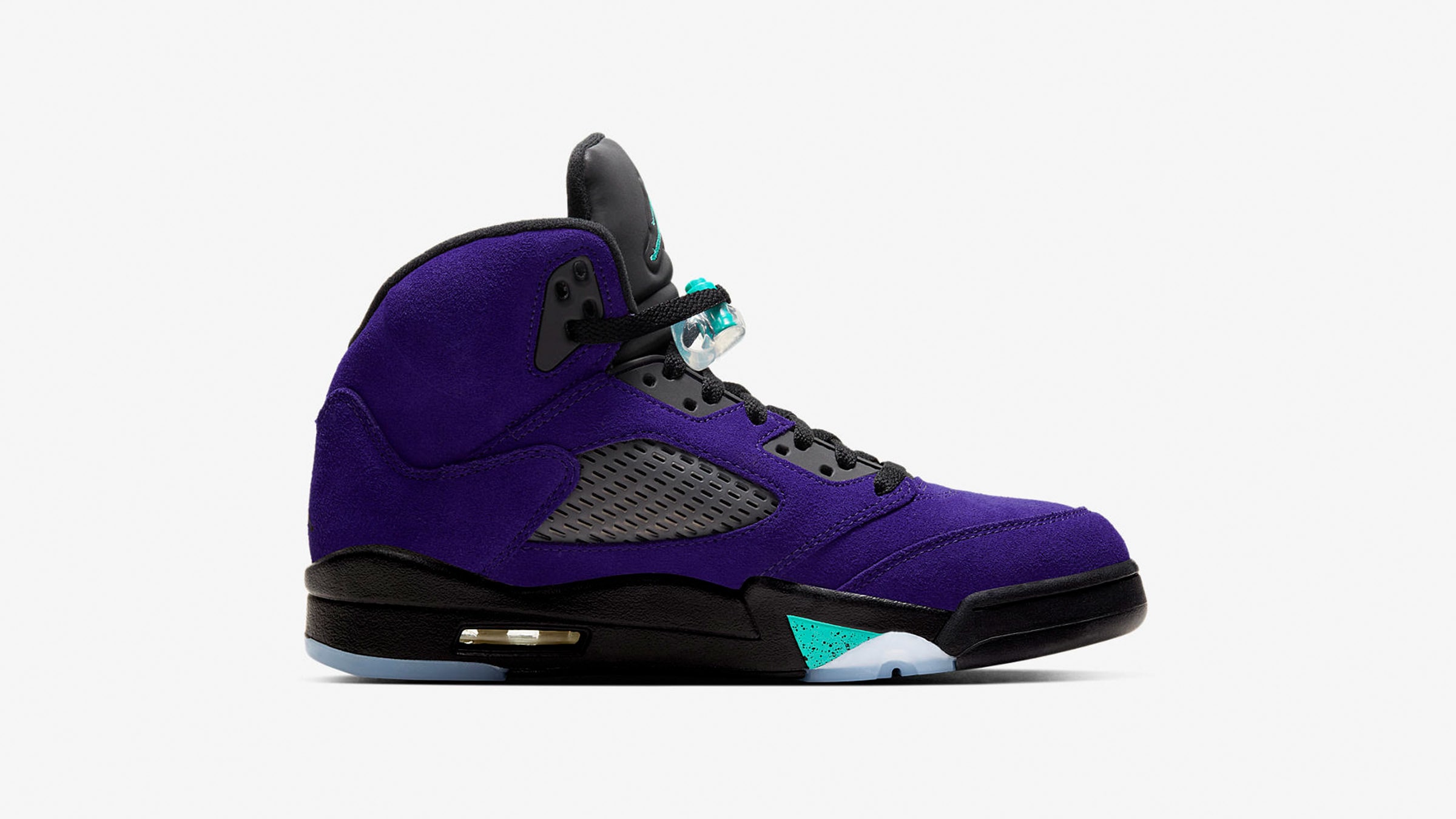 Air Jordan 5 Retro (Grape Ice & New Emerald) END. Launches