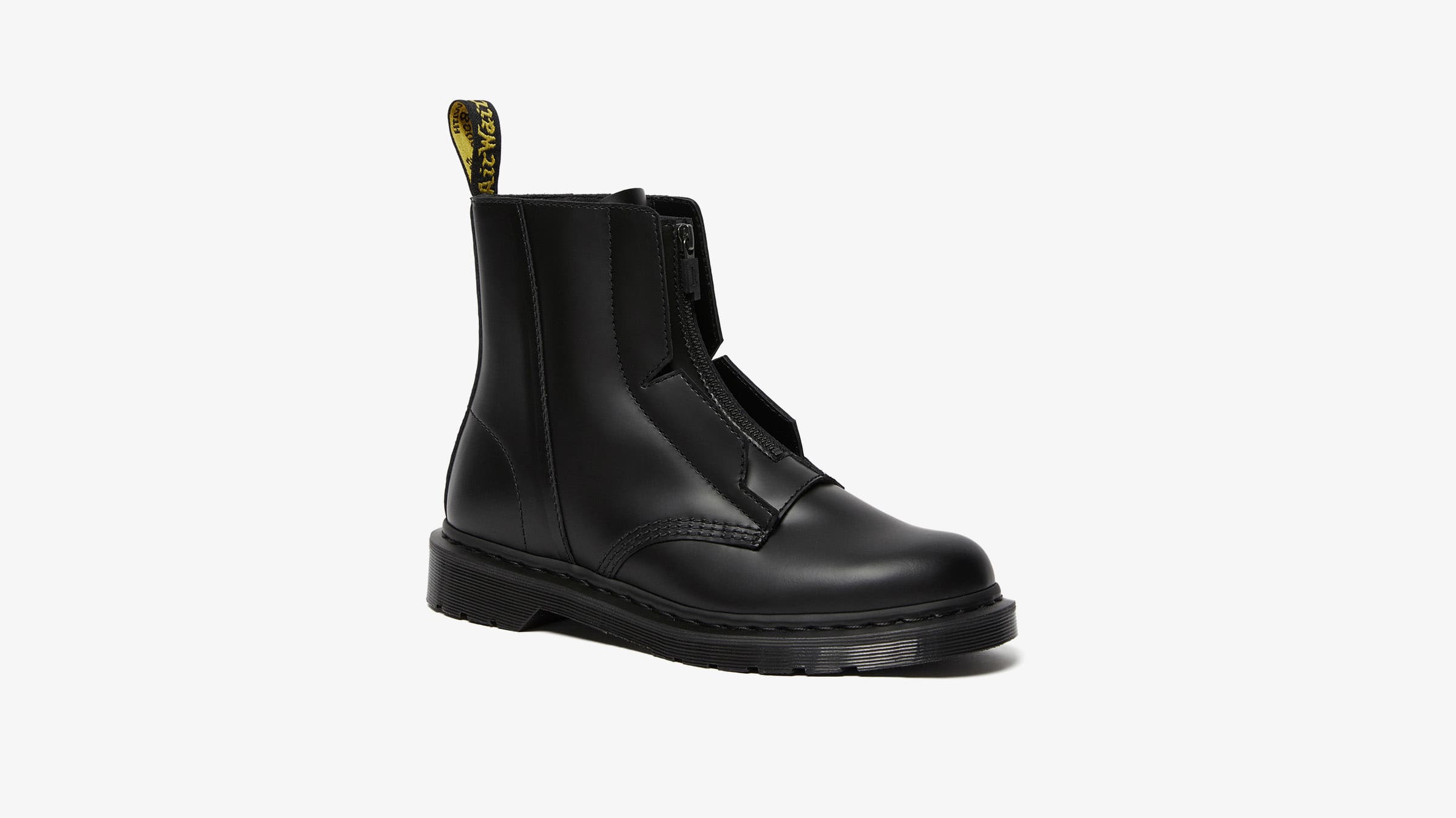 doc marten zip up boots
