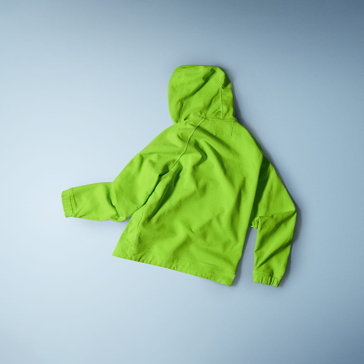 END. x C.P. Company 'Adapt' Plated Fluo Fleece Hoodie (Green