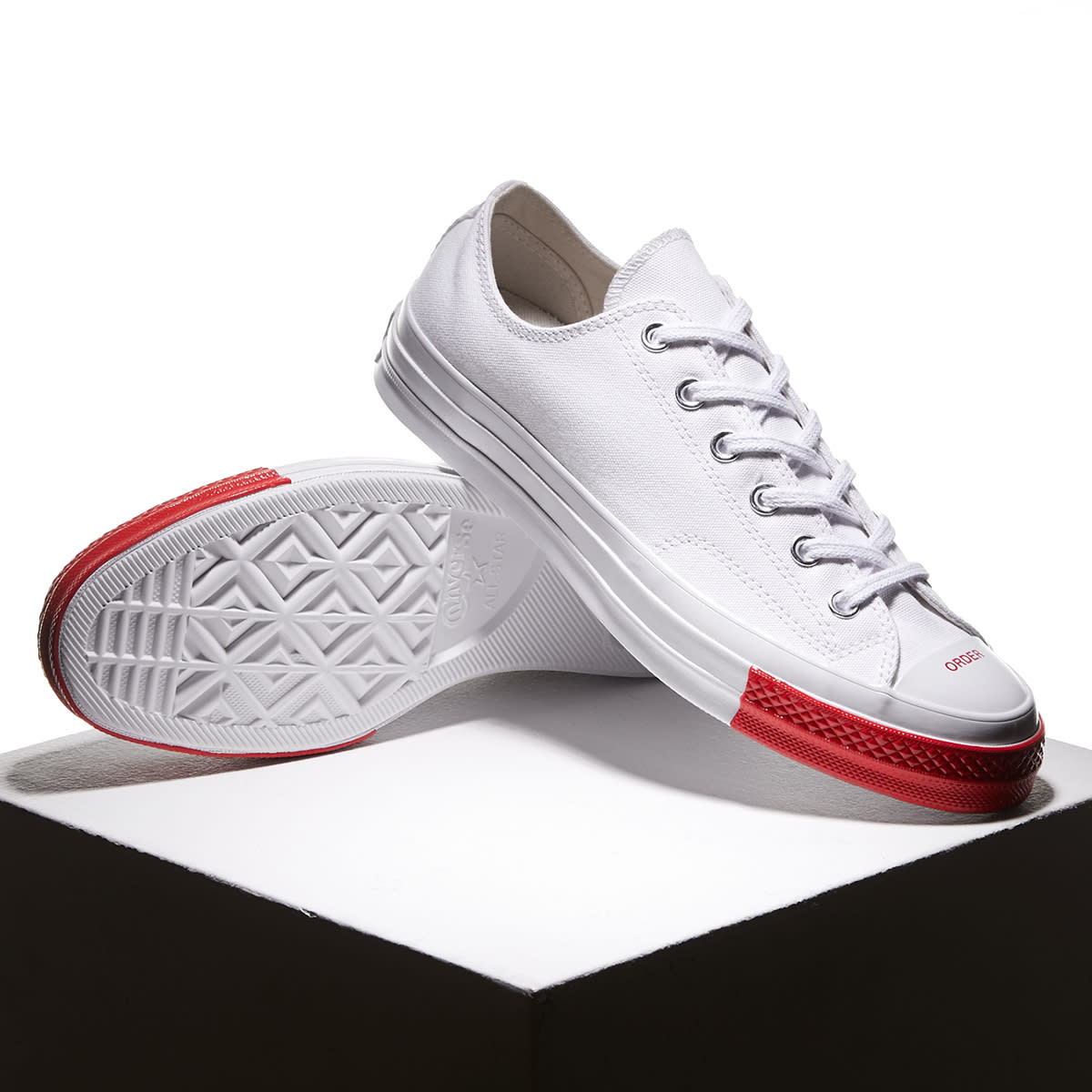 Converse x Undercover Chuck Taylor 1970s Ox (White & Red) | END. Launches