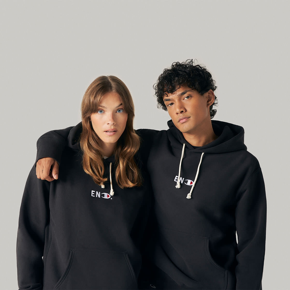 End x champion hoodie best sale