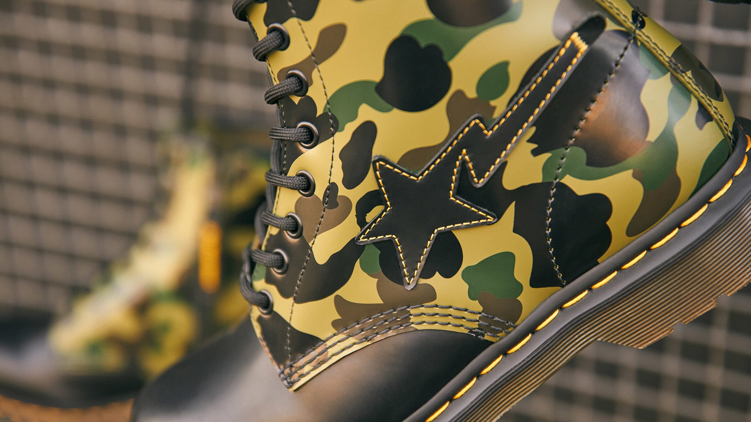 Dr. Martens x A Bathing Ape 1460 Zip Boot (Camouflage) | END. Launches