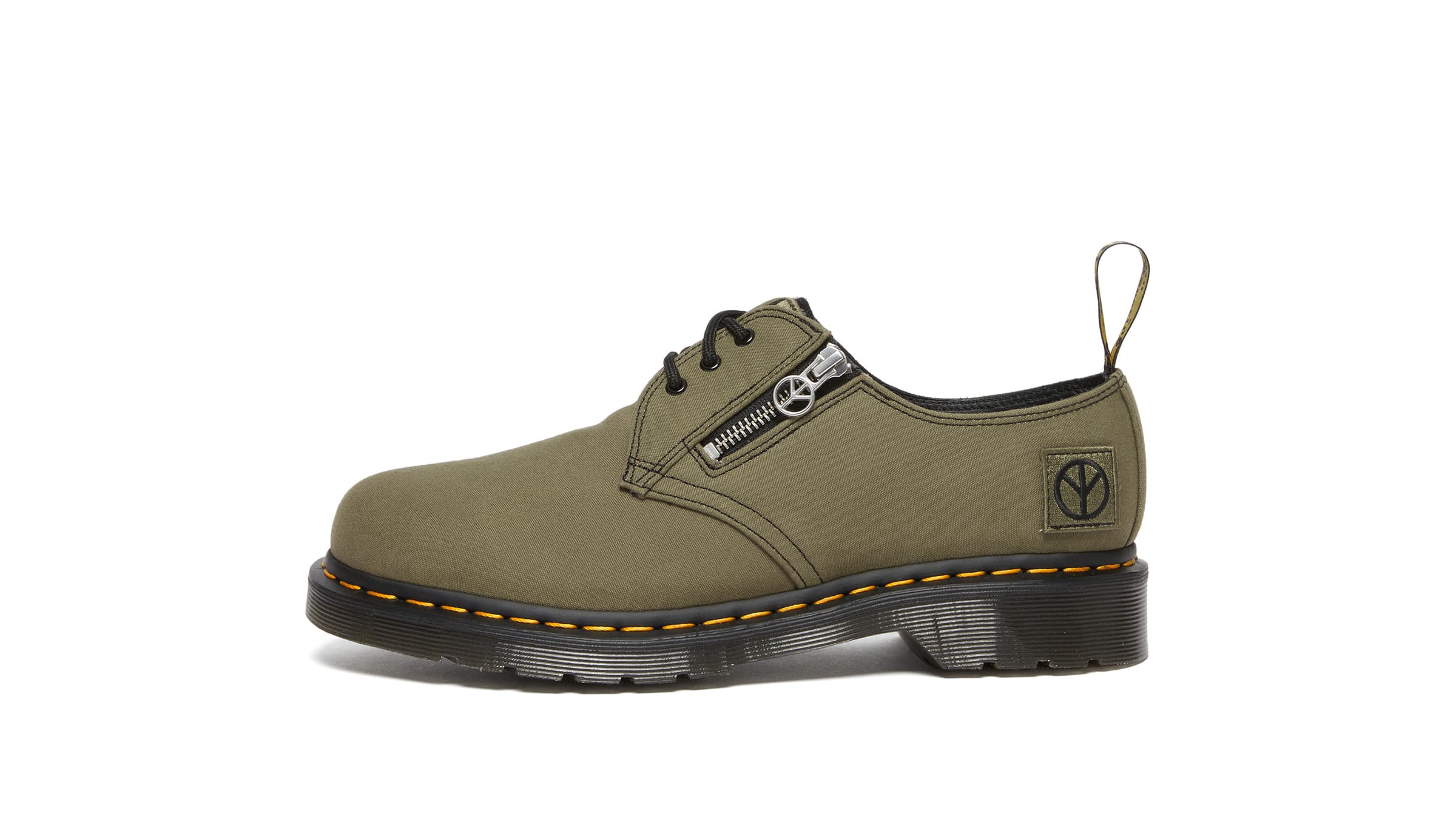 Dr. Martens x Babylon 1461 Shoe (Olive Canvas & Black Wanama