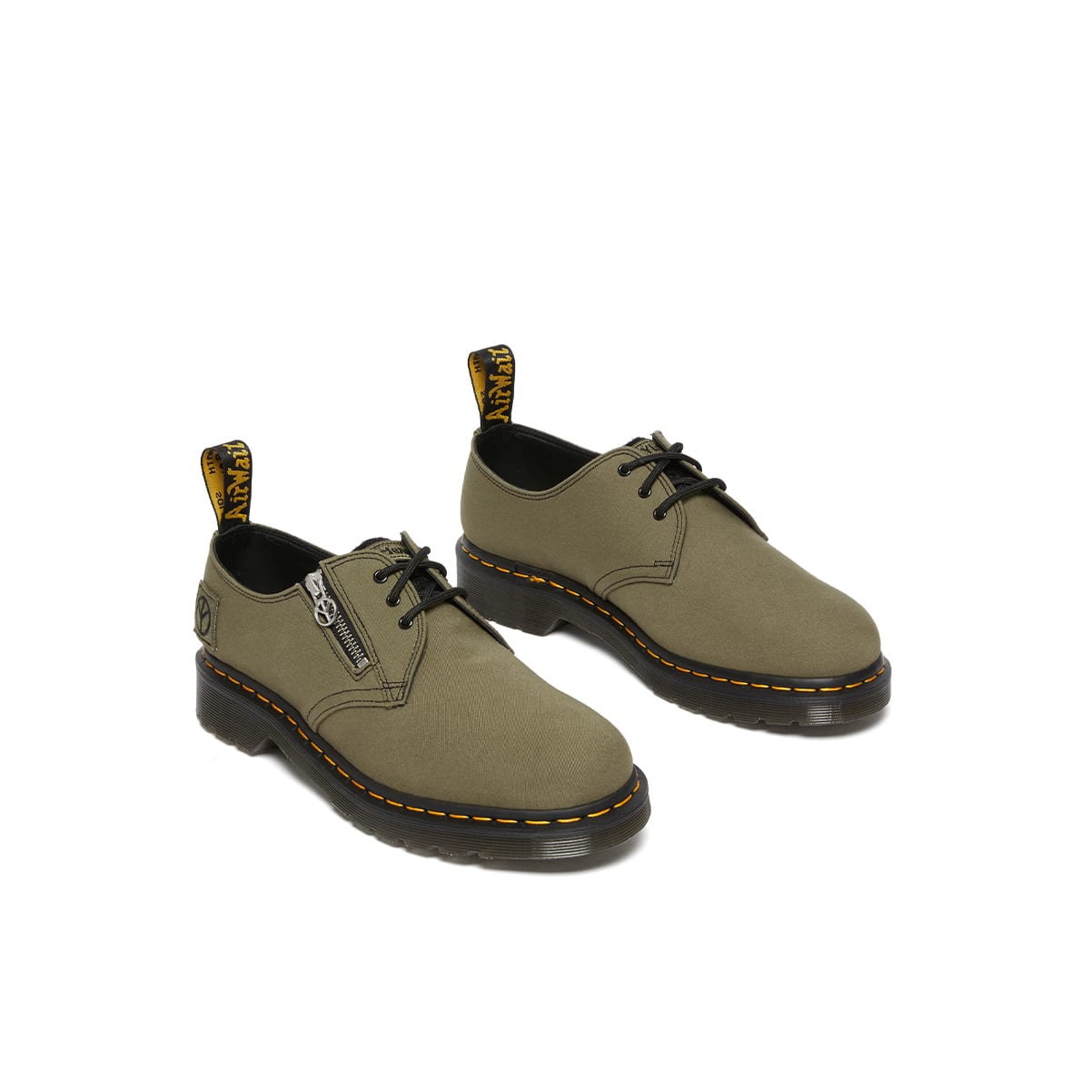 Dr. Martens x Babylon 1461 Shoe (Olive Canvas & Black Wanama