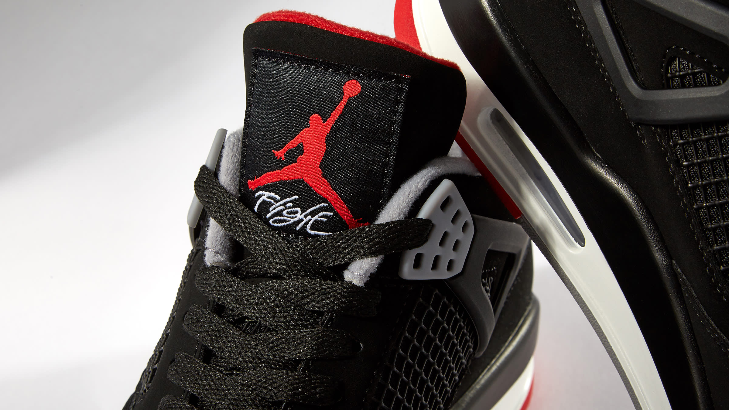 Nike Air Jordan Iv Og (black, Red, Grey & White) 