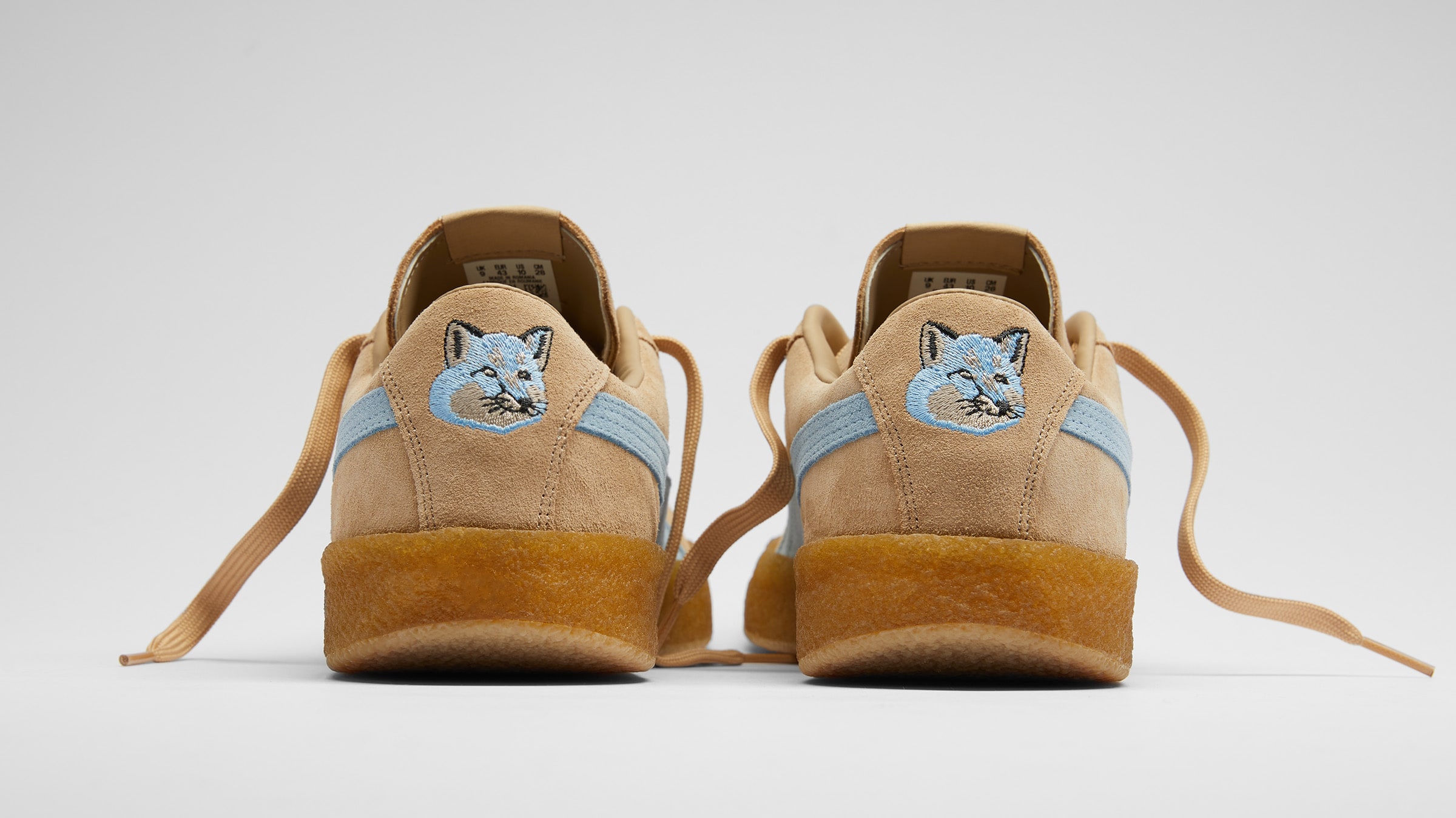 関税込★新作★ PUMA X MAISON KITSUNE SUEDE CREPE TRAVERTINE 