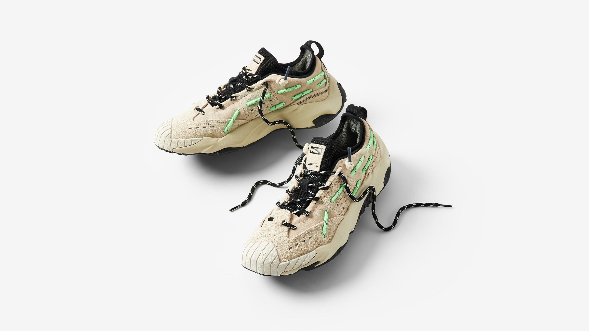 Puma Plexus (Eggnog & Elektro Green) | END. Launches