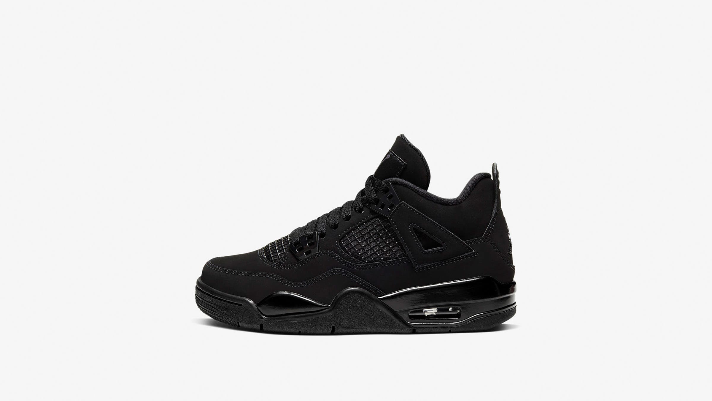 Air Jordan 4 Retro BG (Black & Graphite) | END. Launches