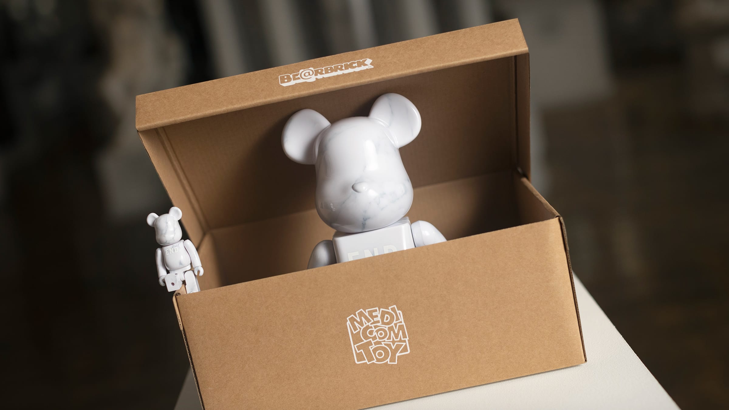 END. x Medicom Be@rbrick (White 100% & 400 %) | END. Launches