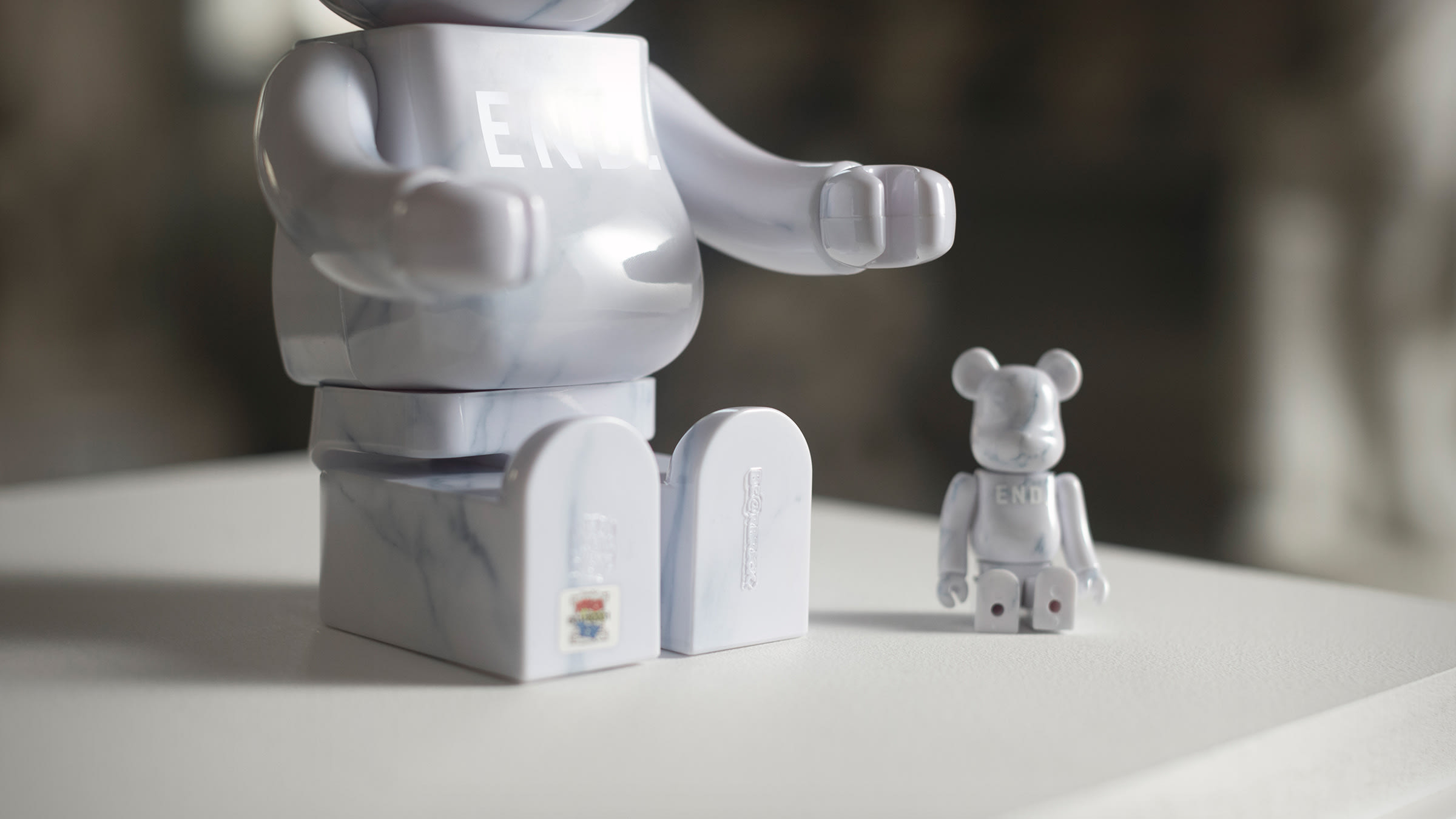 END. x Medicom Be@rbrick (White 100% & 400 %) | END. Launches