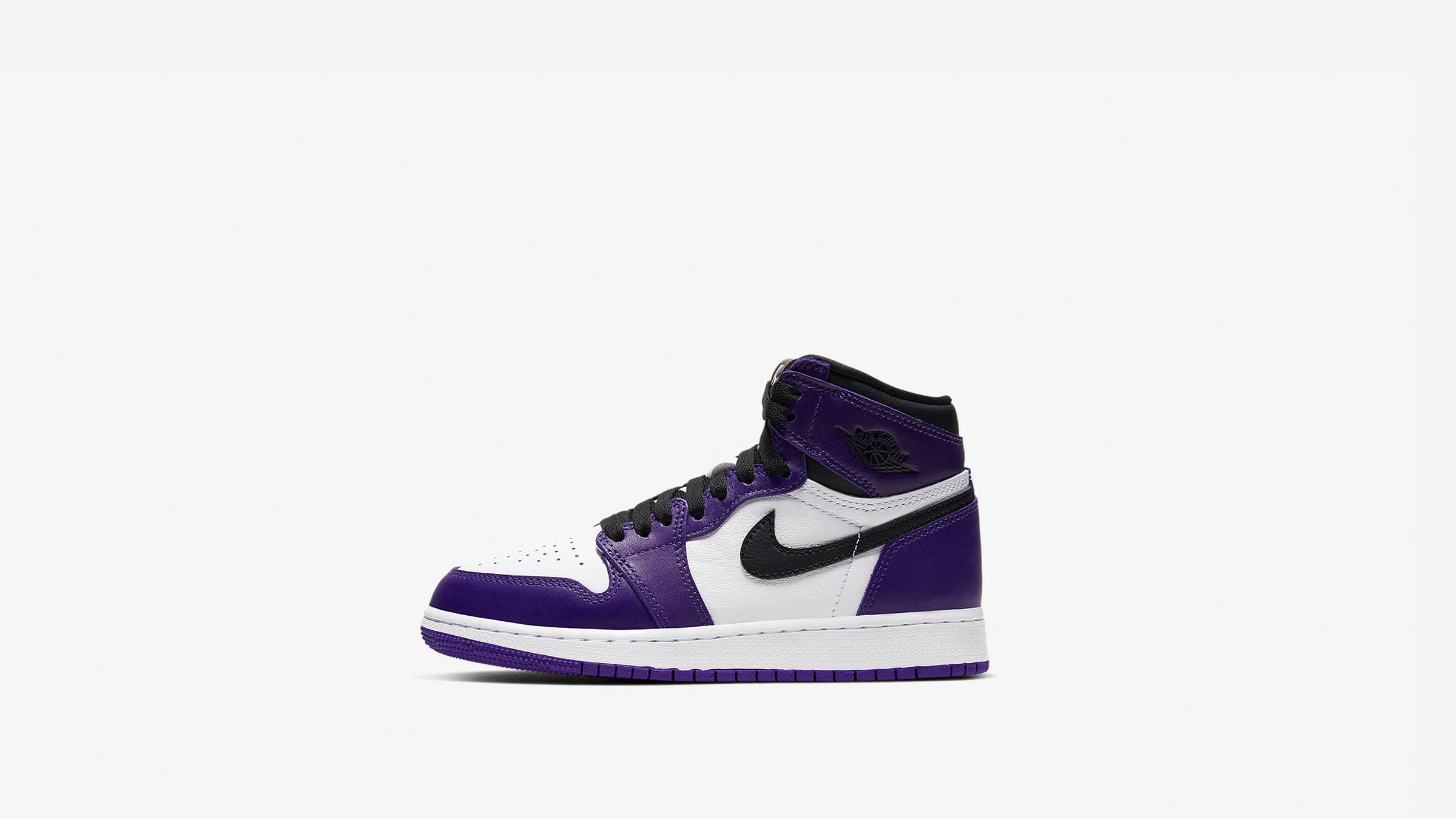 retro 1 court purple gs