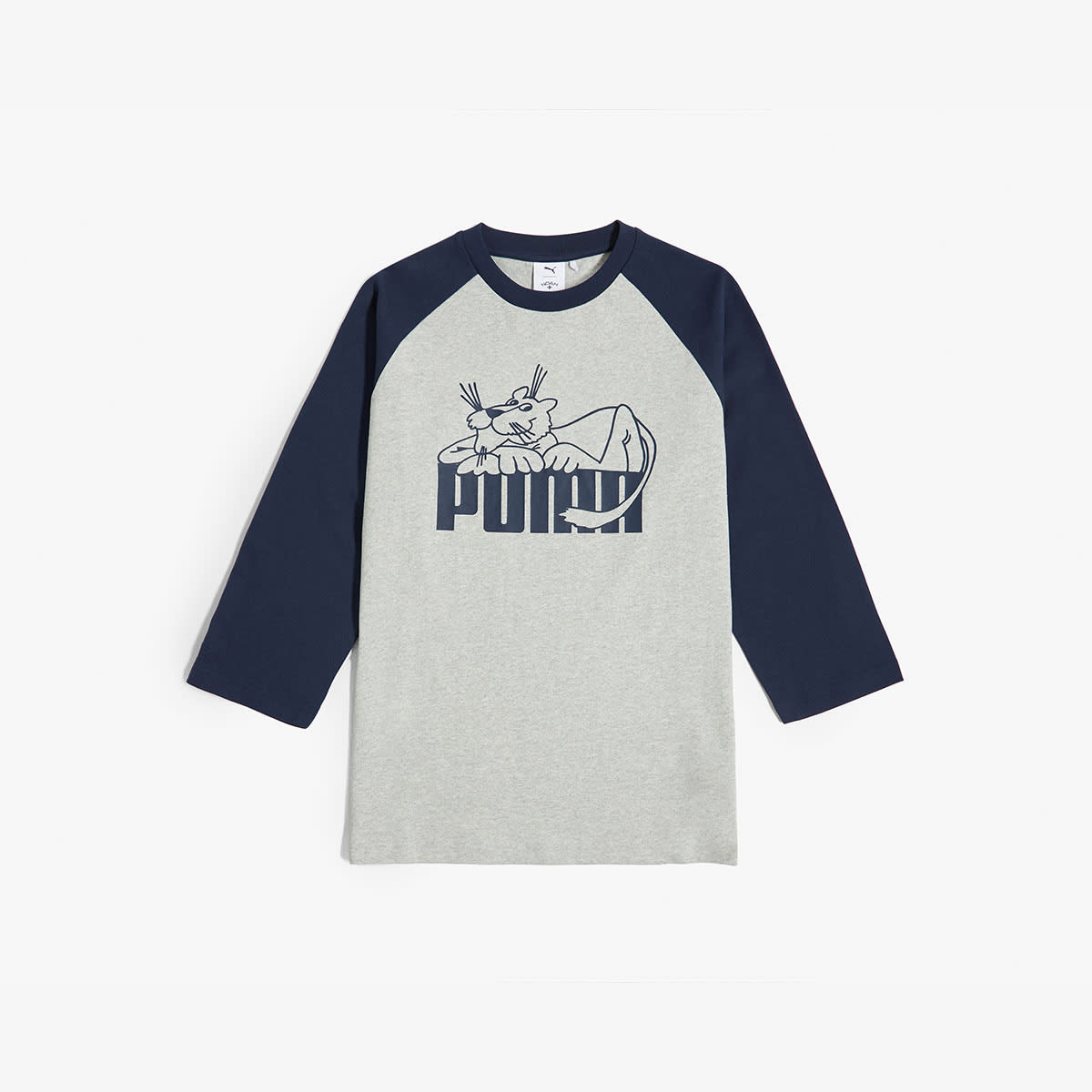 Puma x Noah Raglan Long Sleeve Tee (Grey Blue) | END. Launches