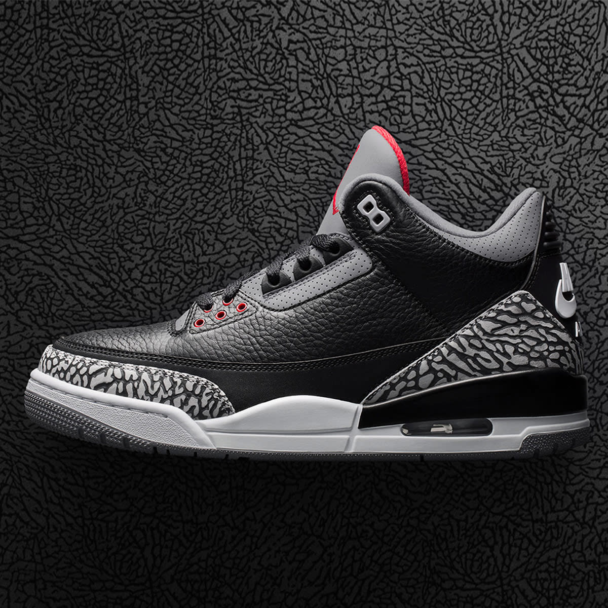 Nike Air Jordan 3 Retro Og Black Red Grey White End Launches