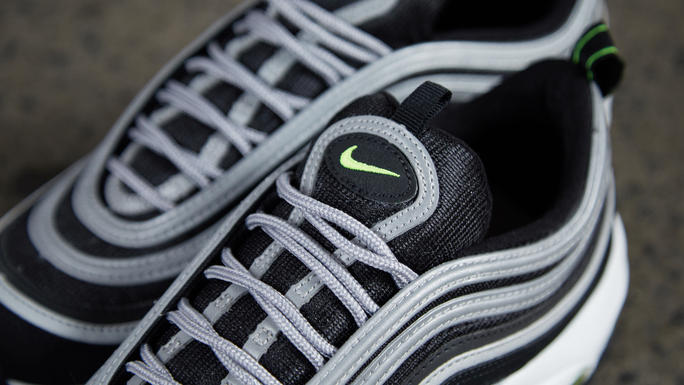 Nike Air Max 97 Japan OG (Black, Volt & Metallic Silver) | END. Launches