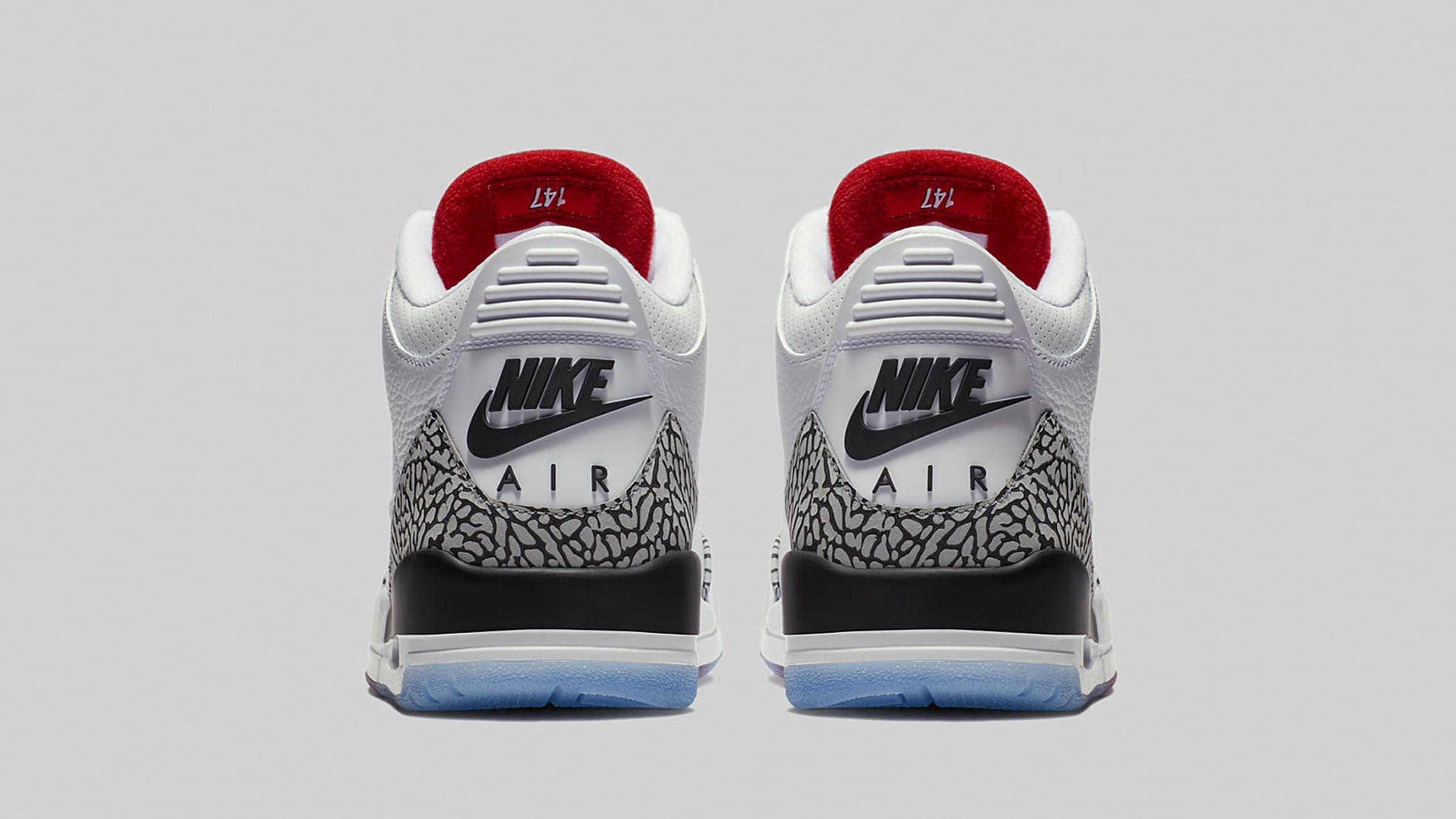 Nike Air Jordan 3 Retro EP (White, Red & Grey) | END. Launches