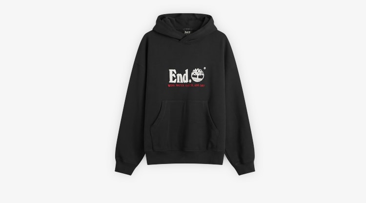 END. x Timberland Logo Hoodie