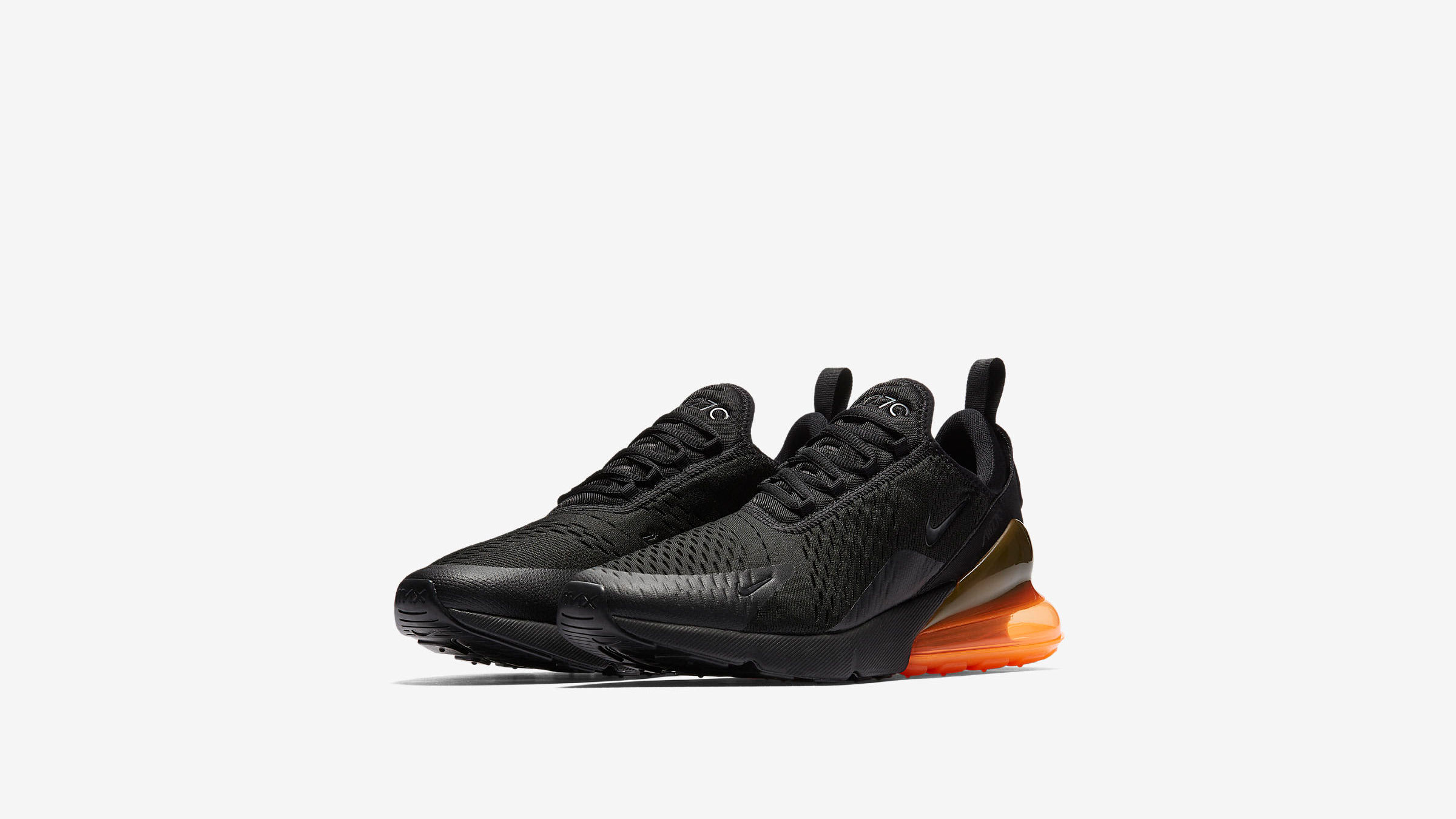 nike air 270 orange black