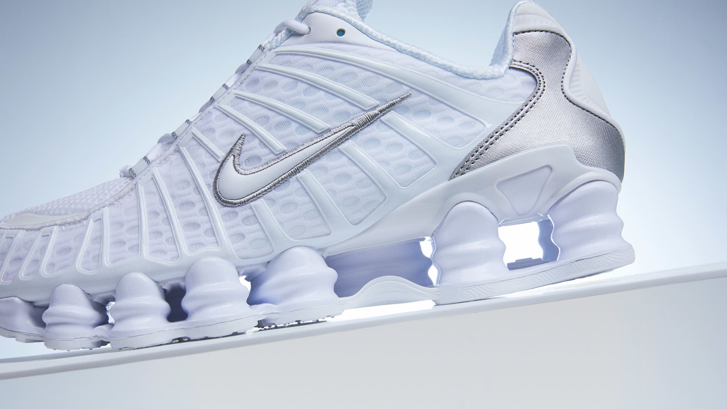 nike shox tl white and orange