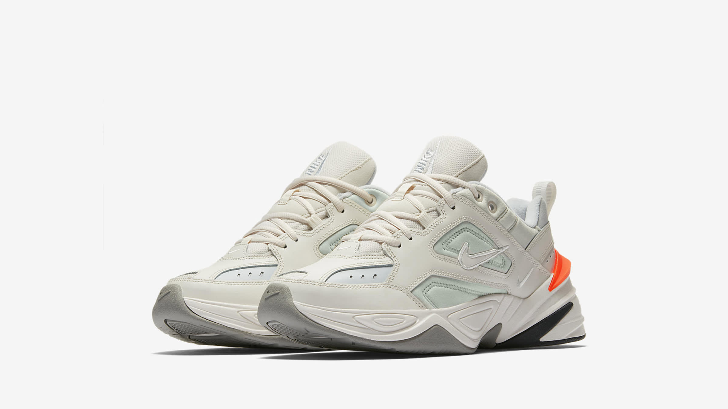 nike grey m2k tekno trainers