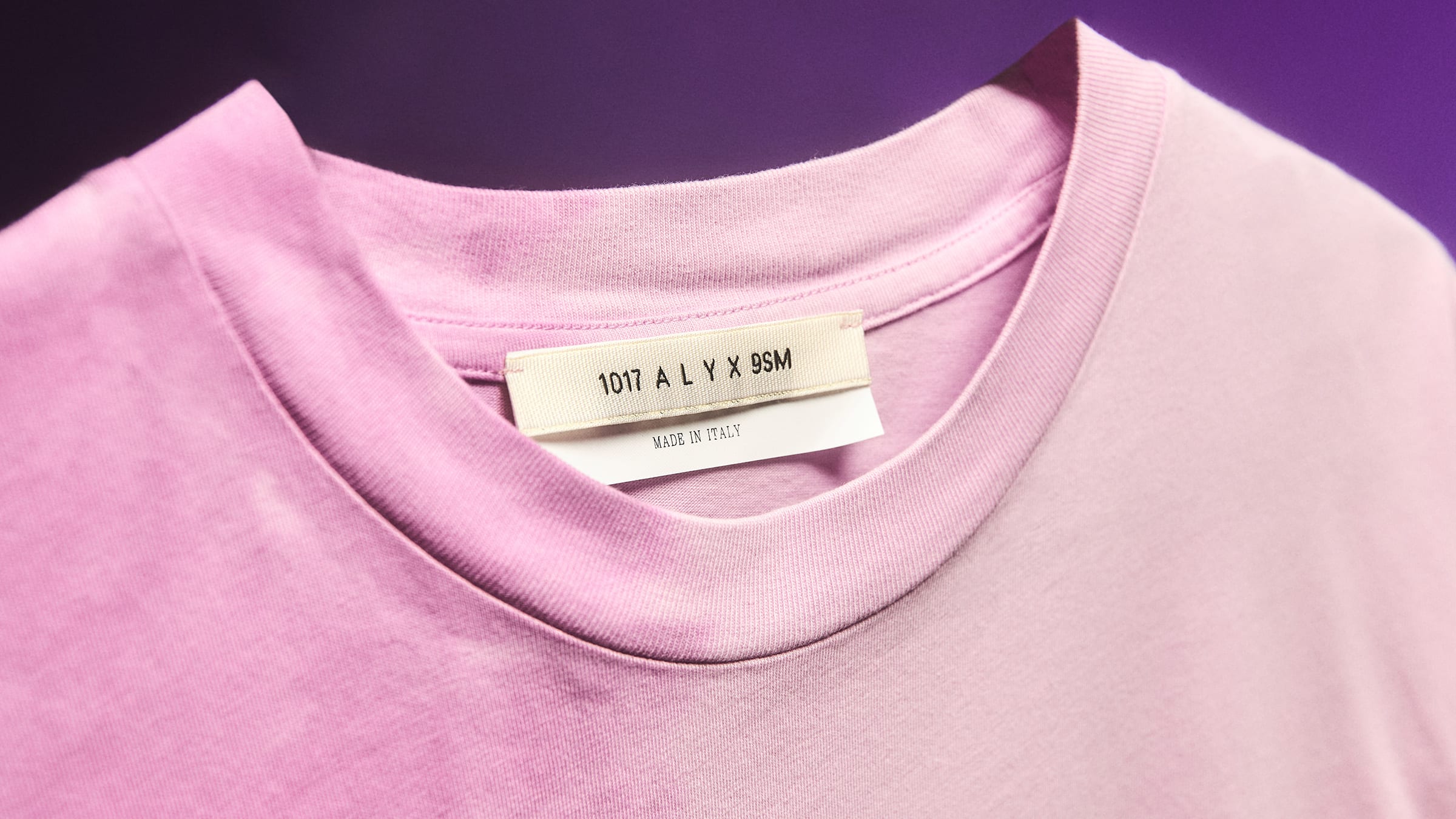 END. x 1017 ALYX 9SM 'Neon' Treated Logo Tee (Purple) | END. Launches