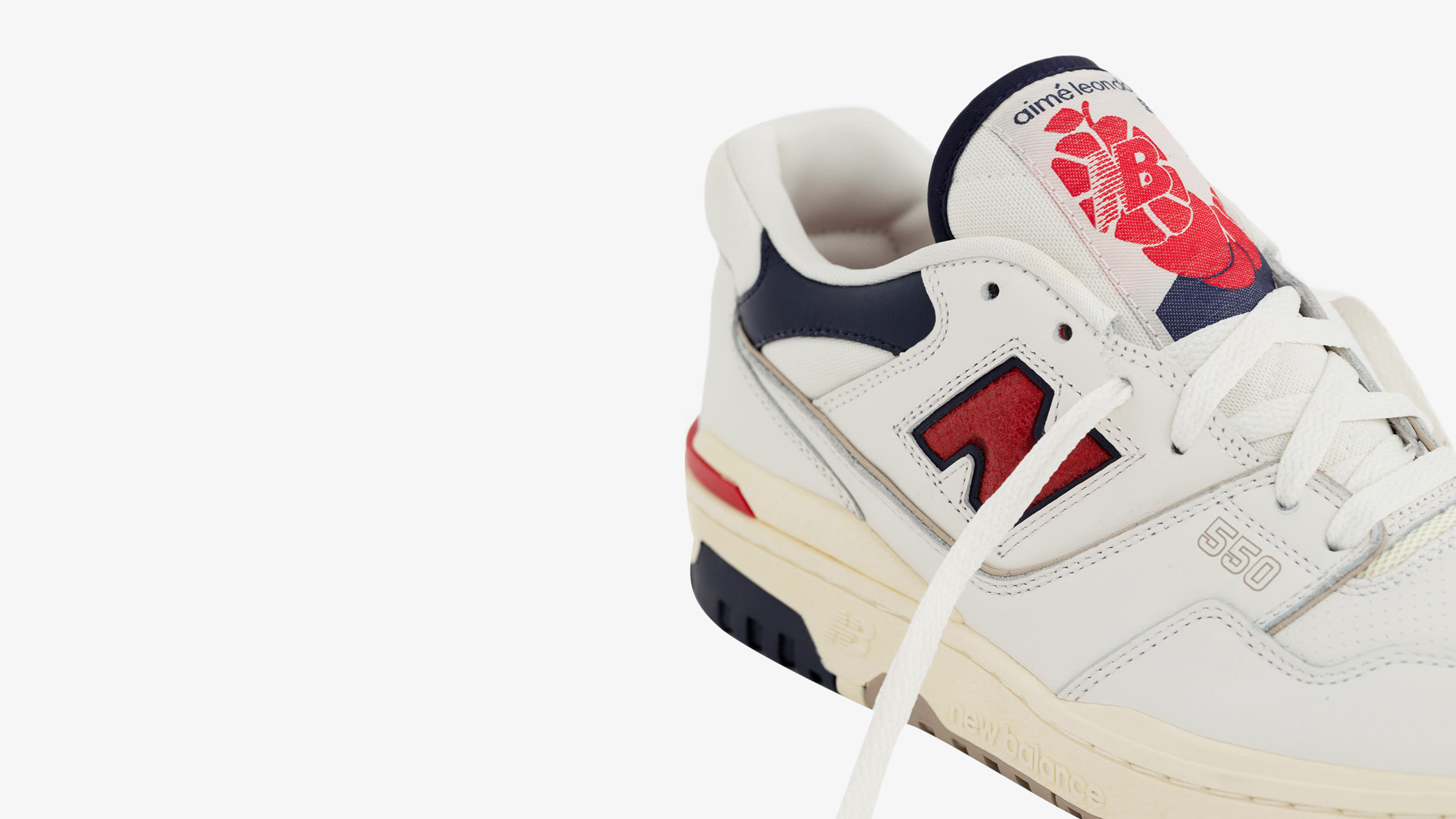 New Balance x Aime Leon Dore 550 (White, Red & Navy) | END. Launches