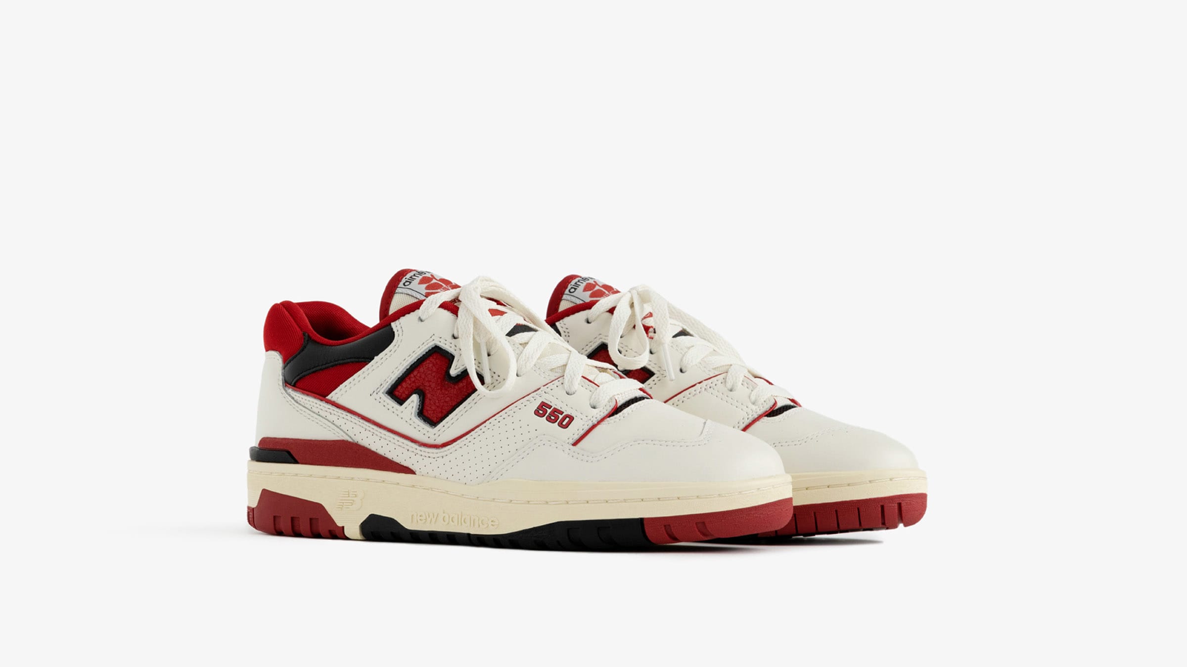 New Balance x Aime Leon Dore 550 (White & Red) | END. Launches