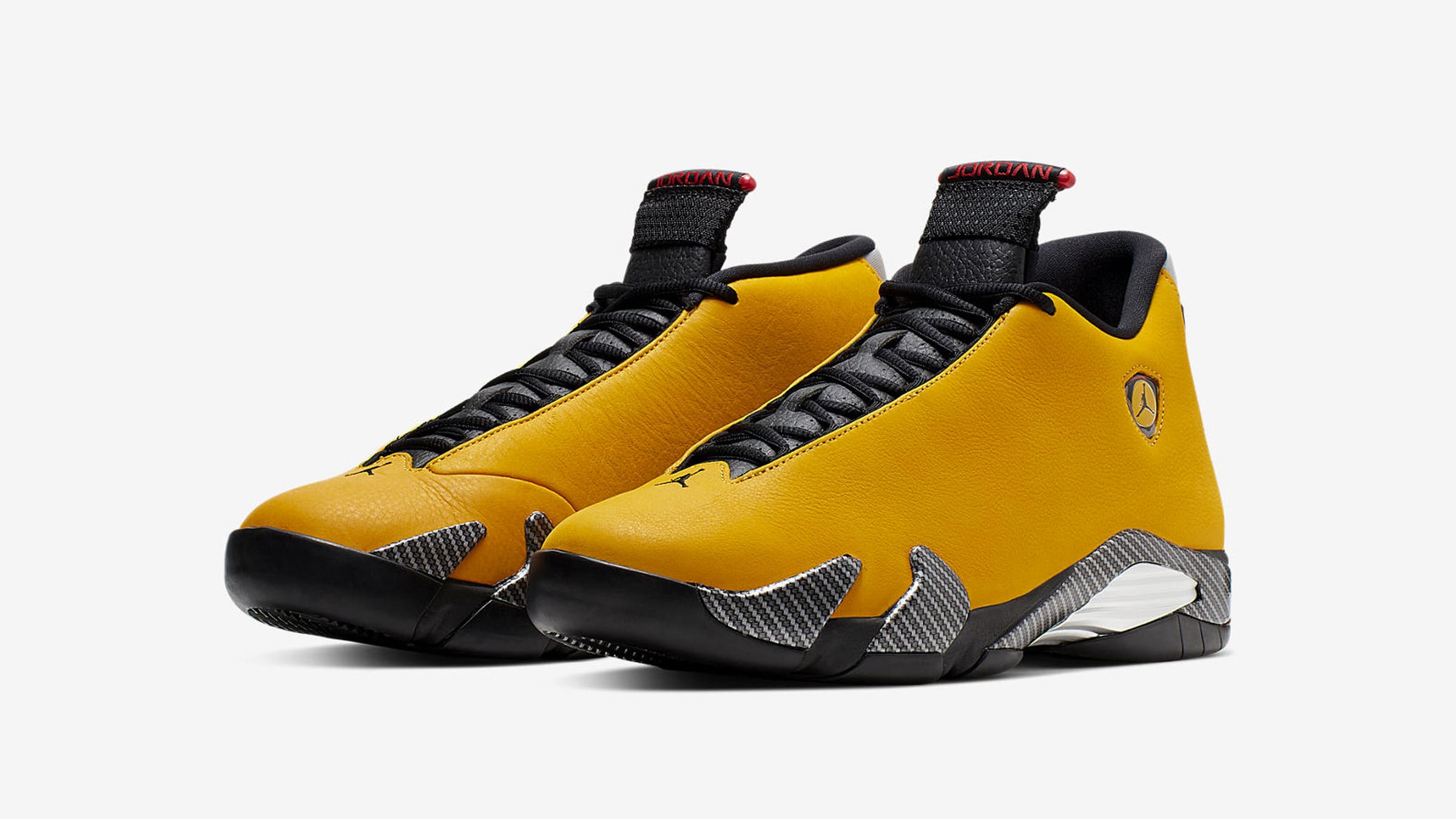 Nike Air Jordan XIV Rare Air (University Gold, Black & Red) | END. Launches