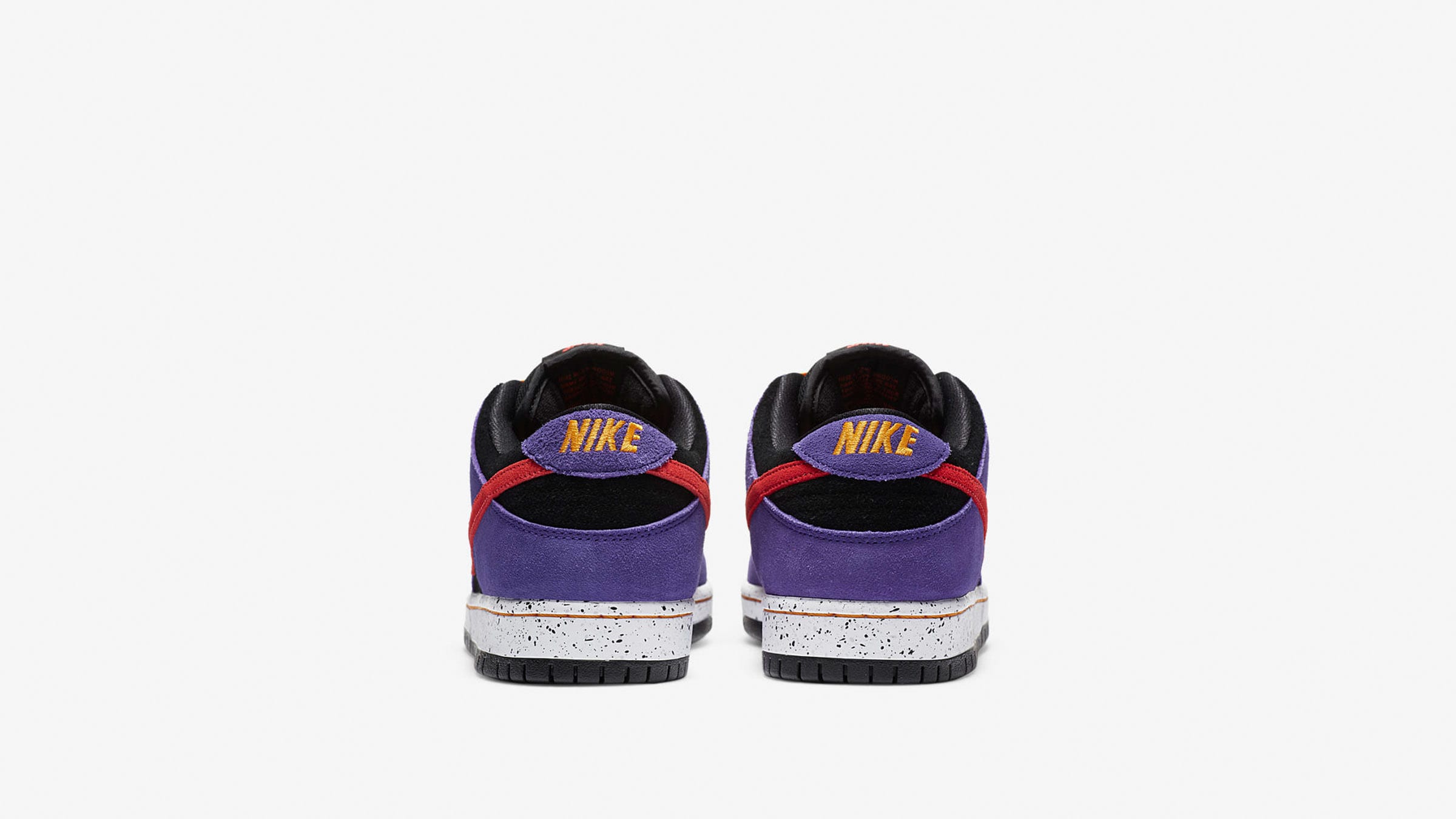 purple and black sb dunks
