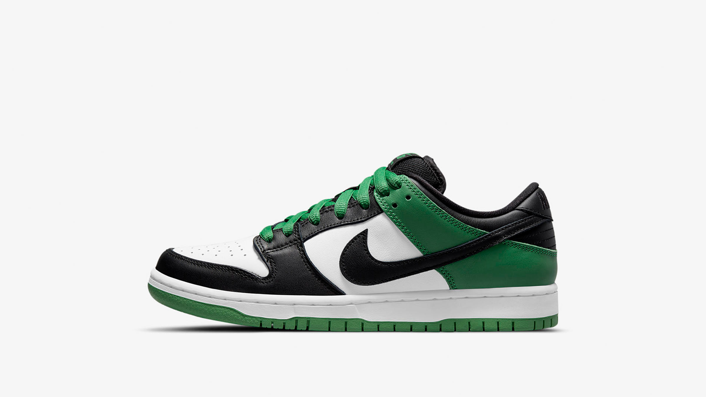 Nike SB Dunk Low Pro (Classic Green, Black & White) | END. Launches