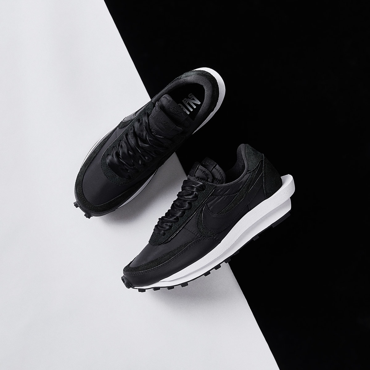Nike x Sacai LDWaffle (Black) | END. Launches