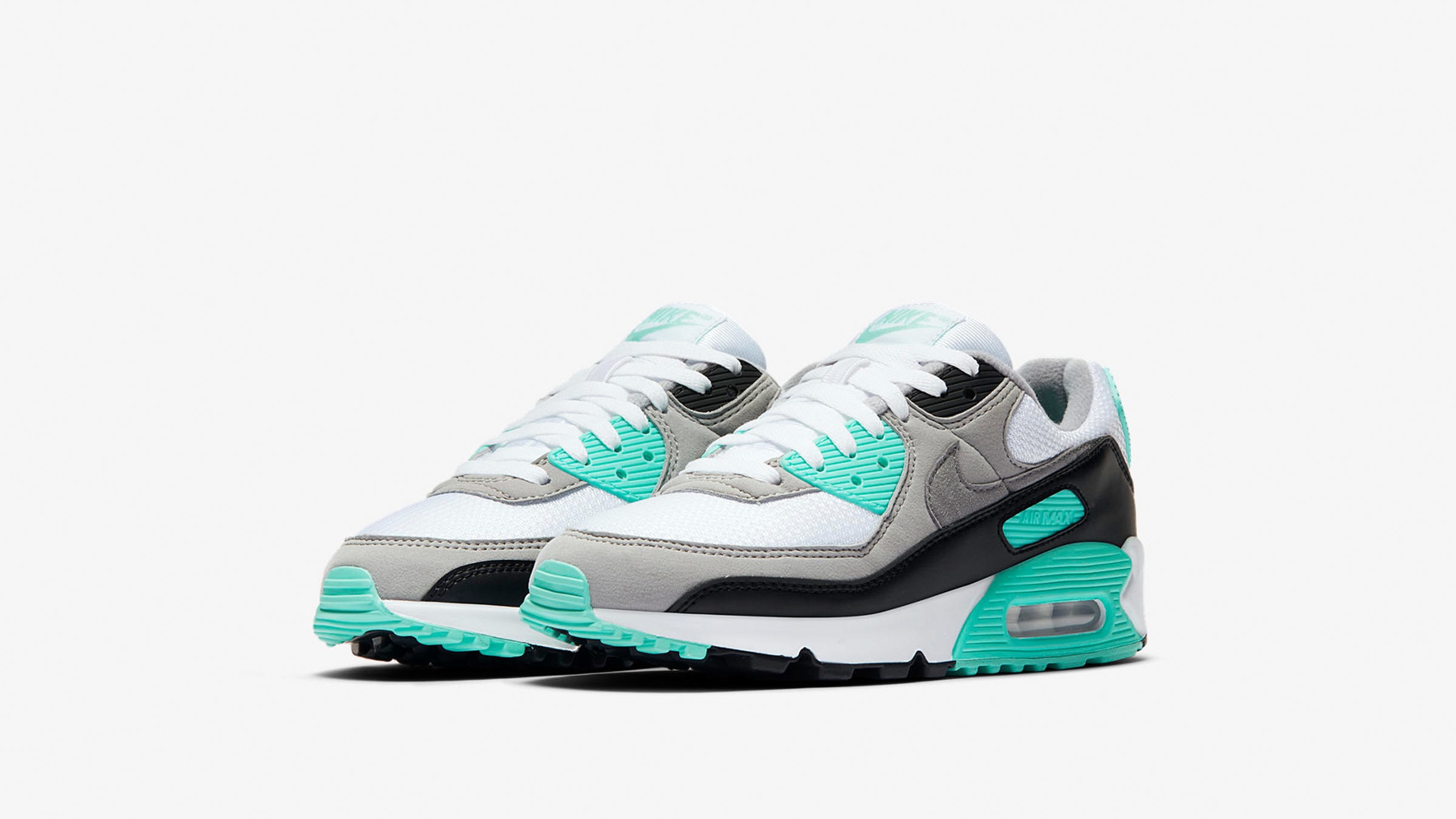 white black and grey air max 90