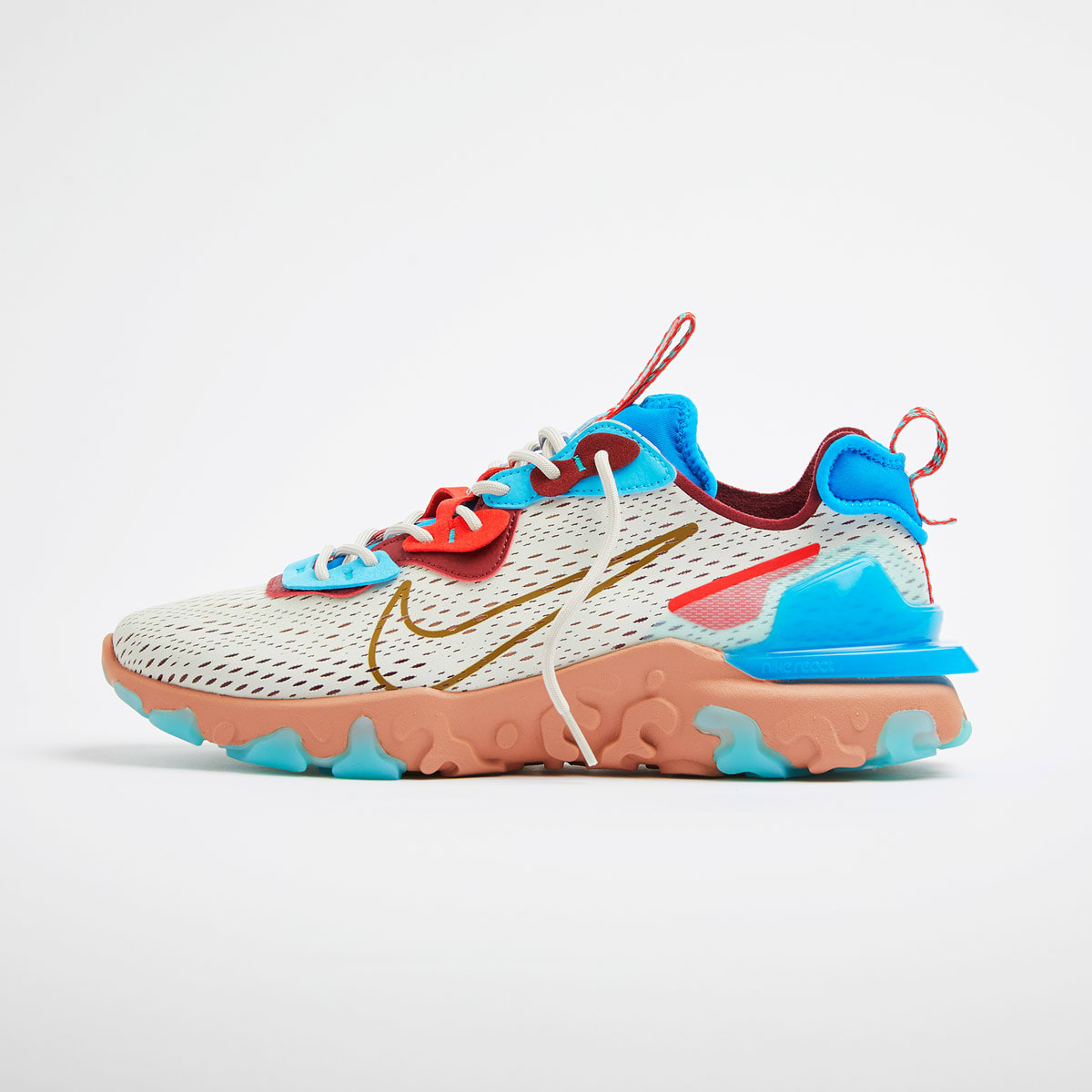 Nike React Vision (Light Bone, Blue & Red) | END. Launches