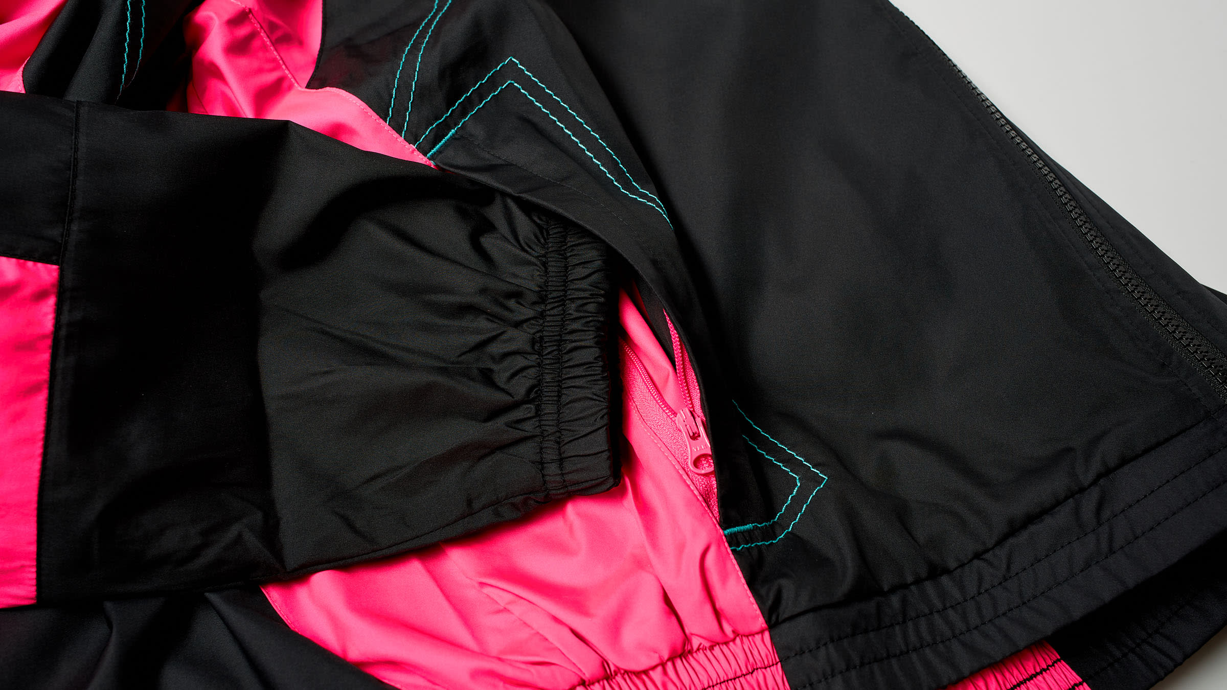 Nike x Atmos Vintage Patchwork Track Jacket (Black, Hyper Pink & Hyper