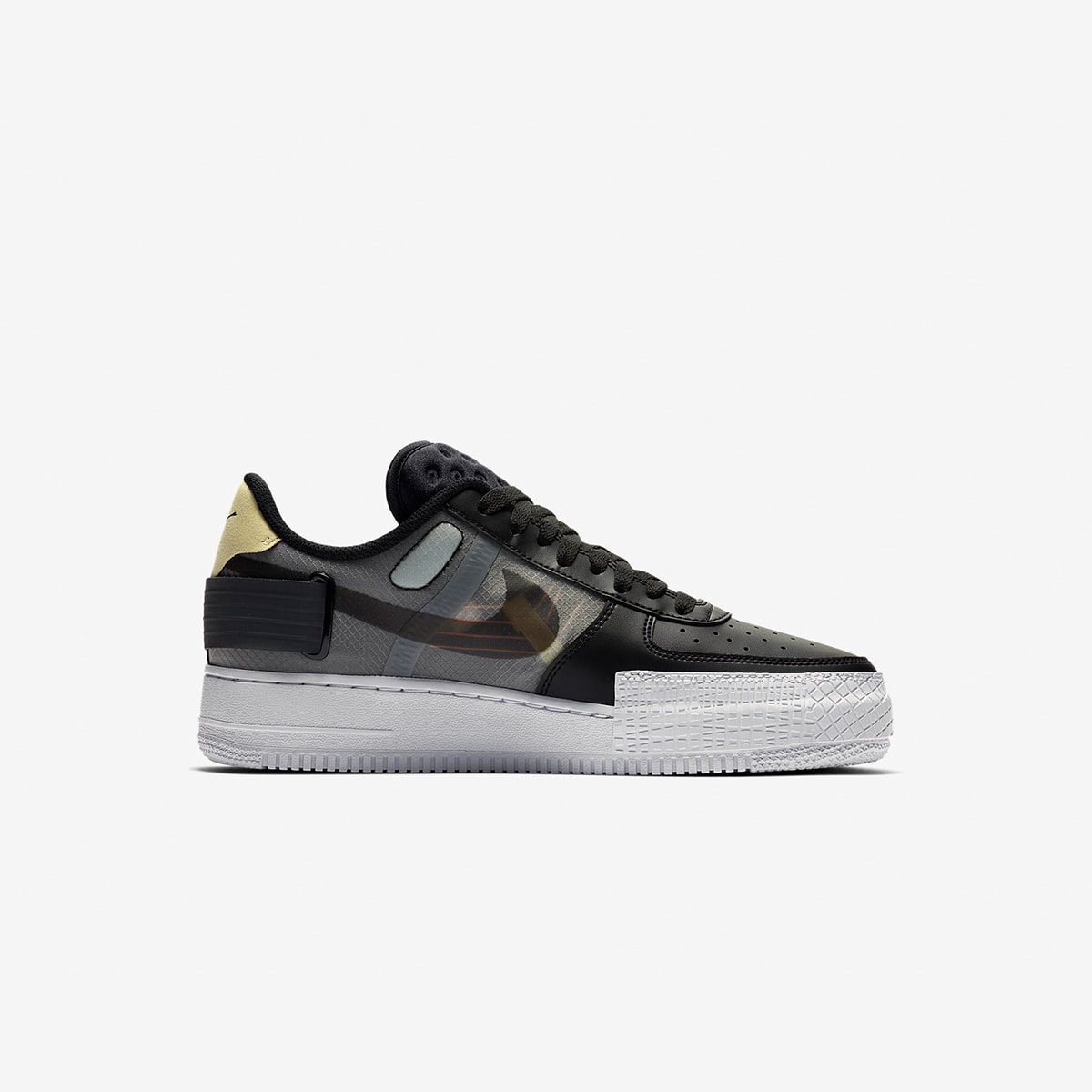 Nike Air Force 1 'Type' (Black, Anthracite & Zinnia) | END. Launches