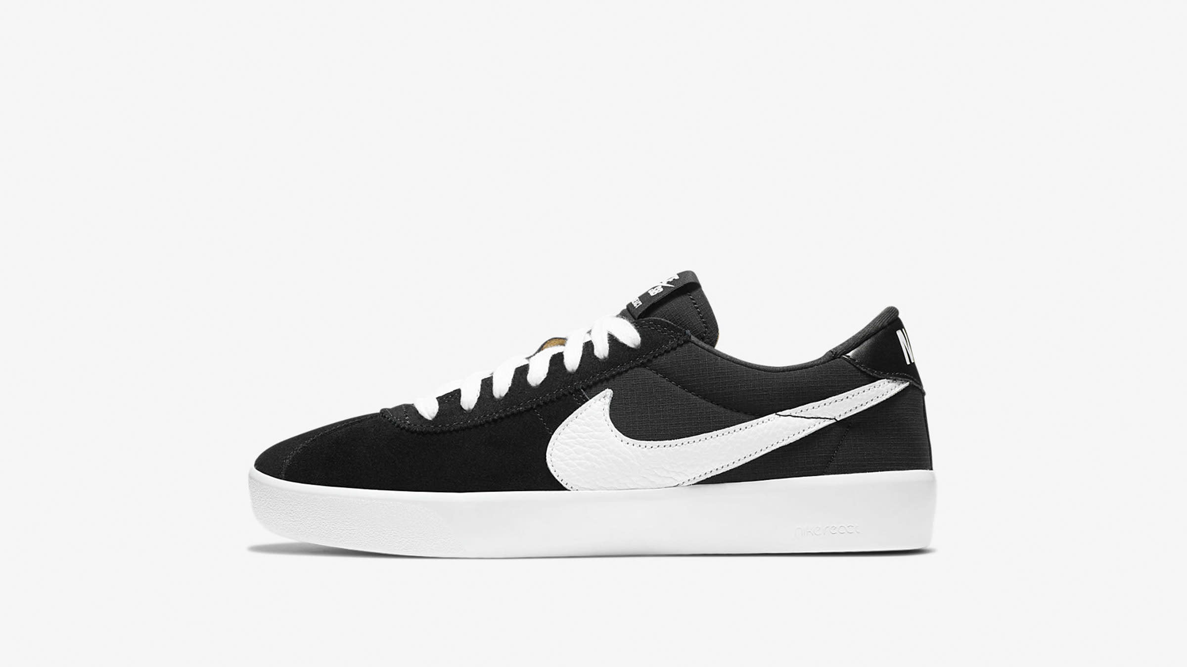 Nike SB Bruin React (Black, Grey & White) | END. Launches