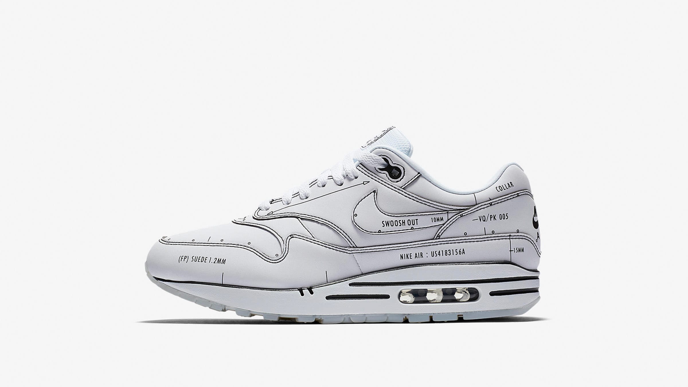 air max 1 sketch black