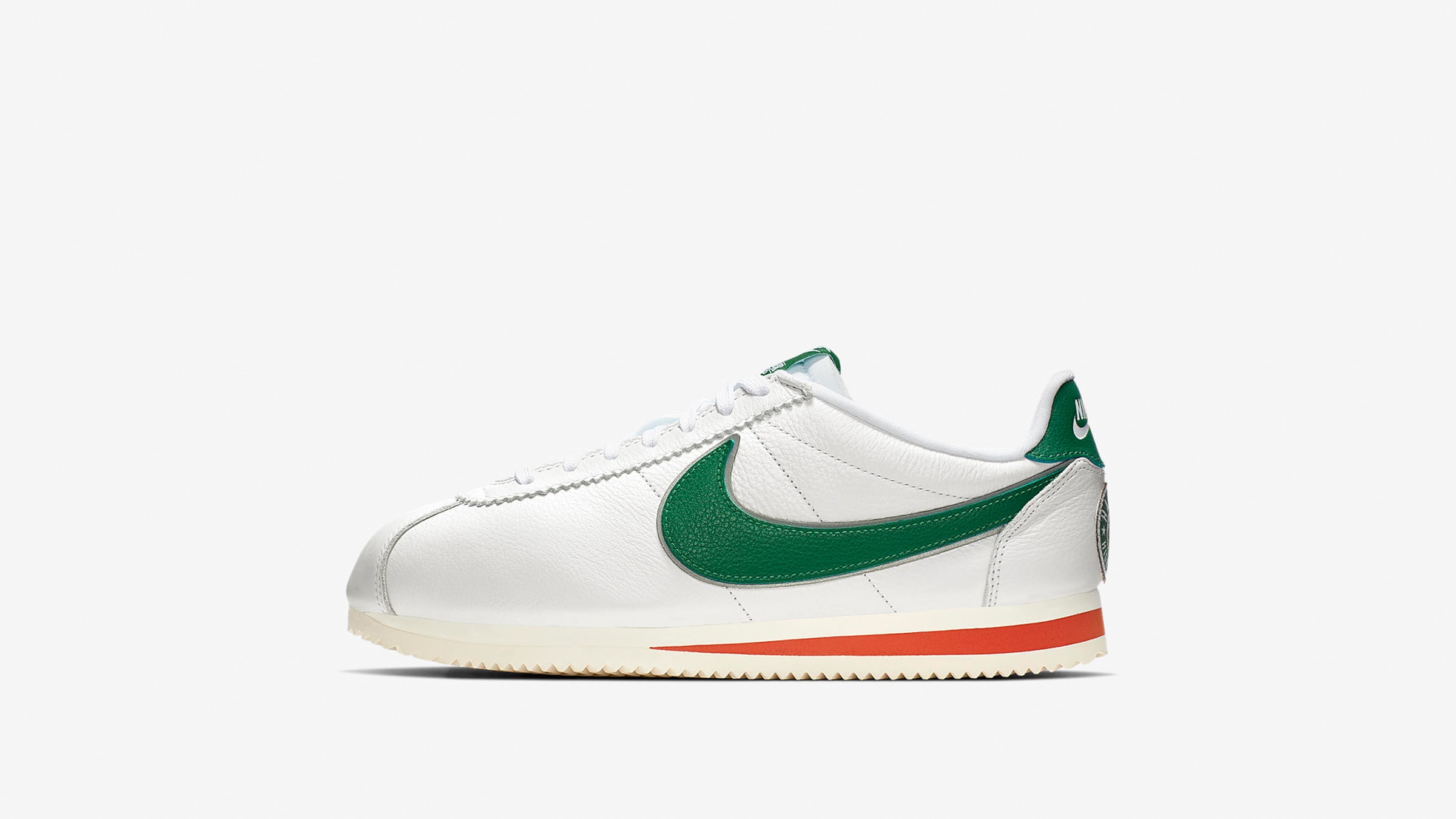 Nike x Stranger Things Cortez Classic (White, Pine Green & Clay) | END. Launches