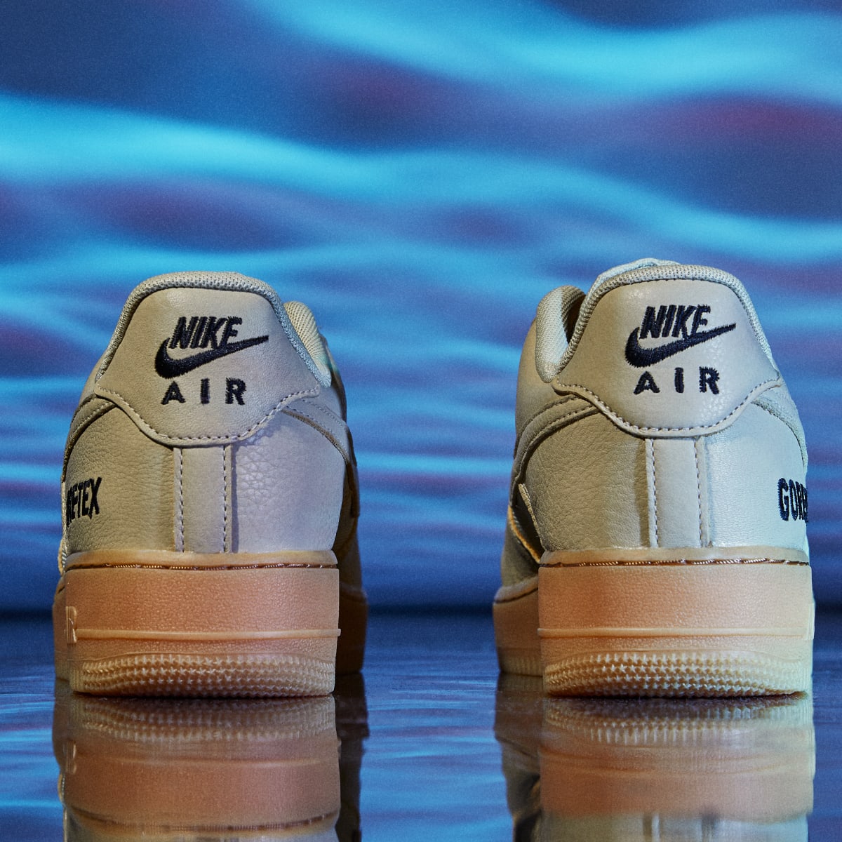 Nike Air Force 1 GTX (Gold, Khaki, Black & Brown) | END