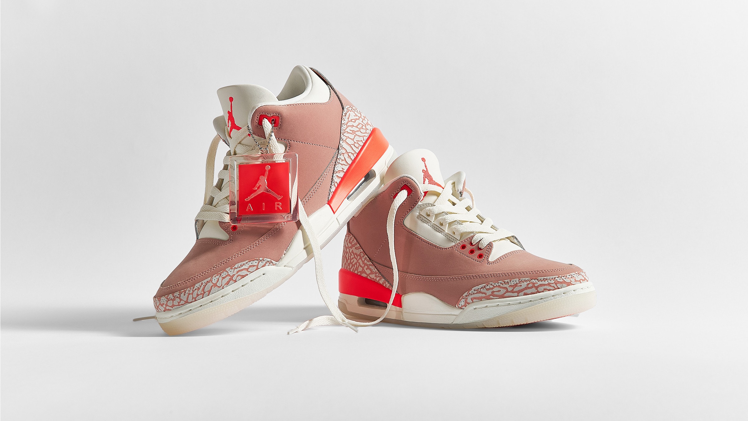 Nike W Air Jordan 3 Retro (Pink, Crimson & Sail) | END. Launches