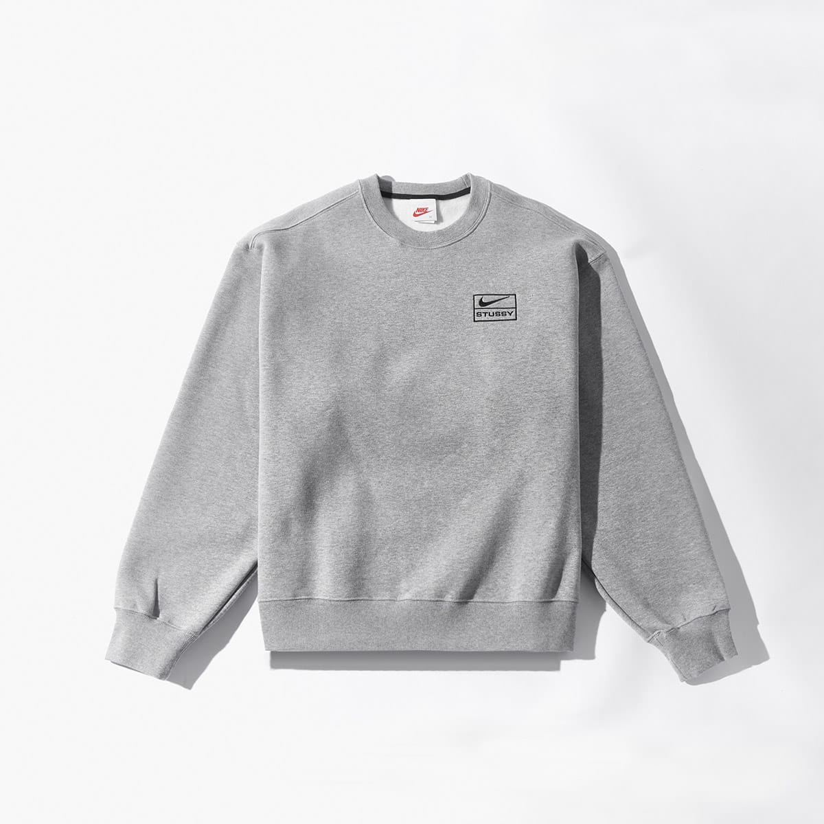 Nike x Stussy Crew Sweat (Grey) | END. Launches