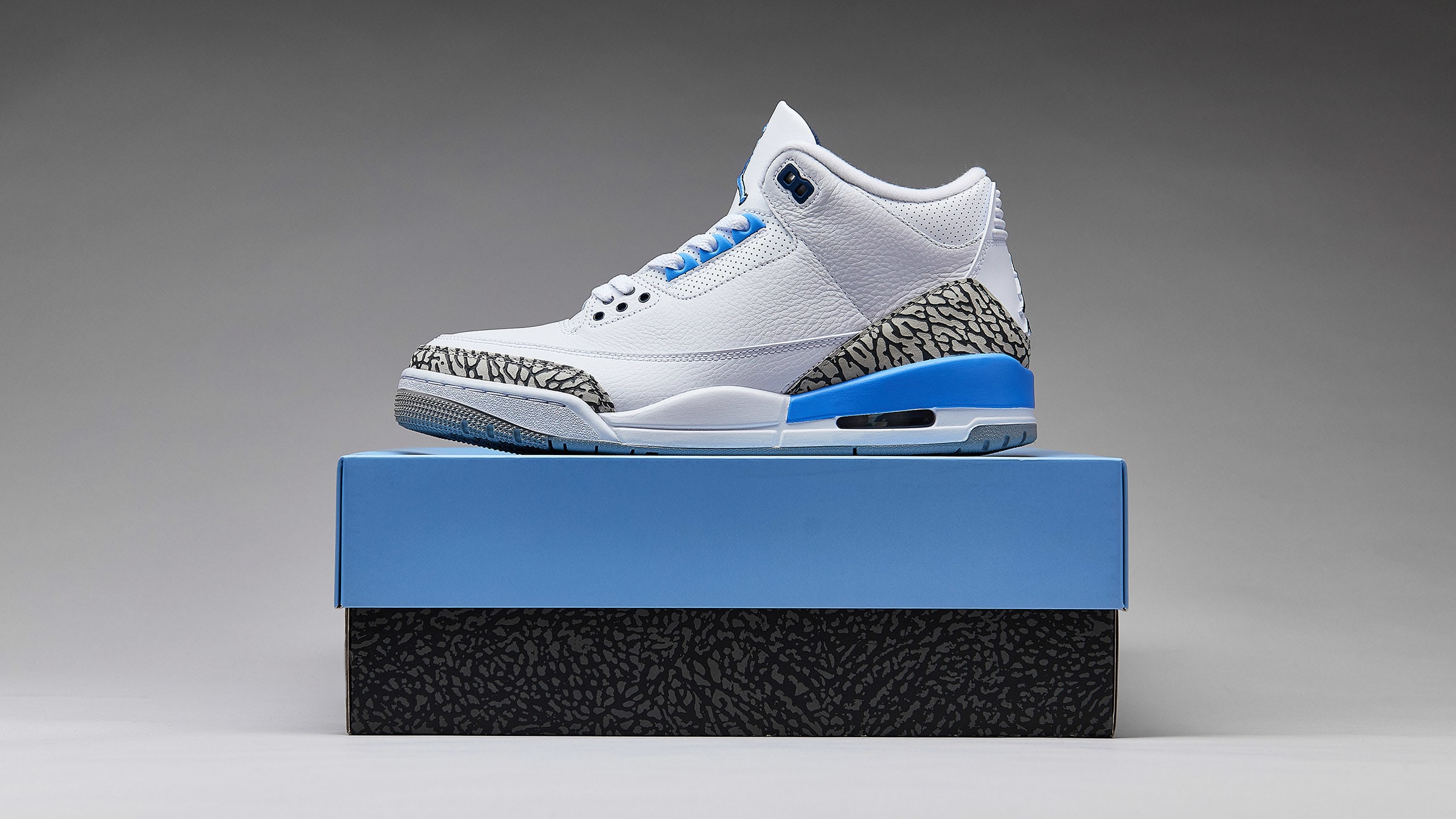 new blue and gray jordans