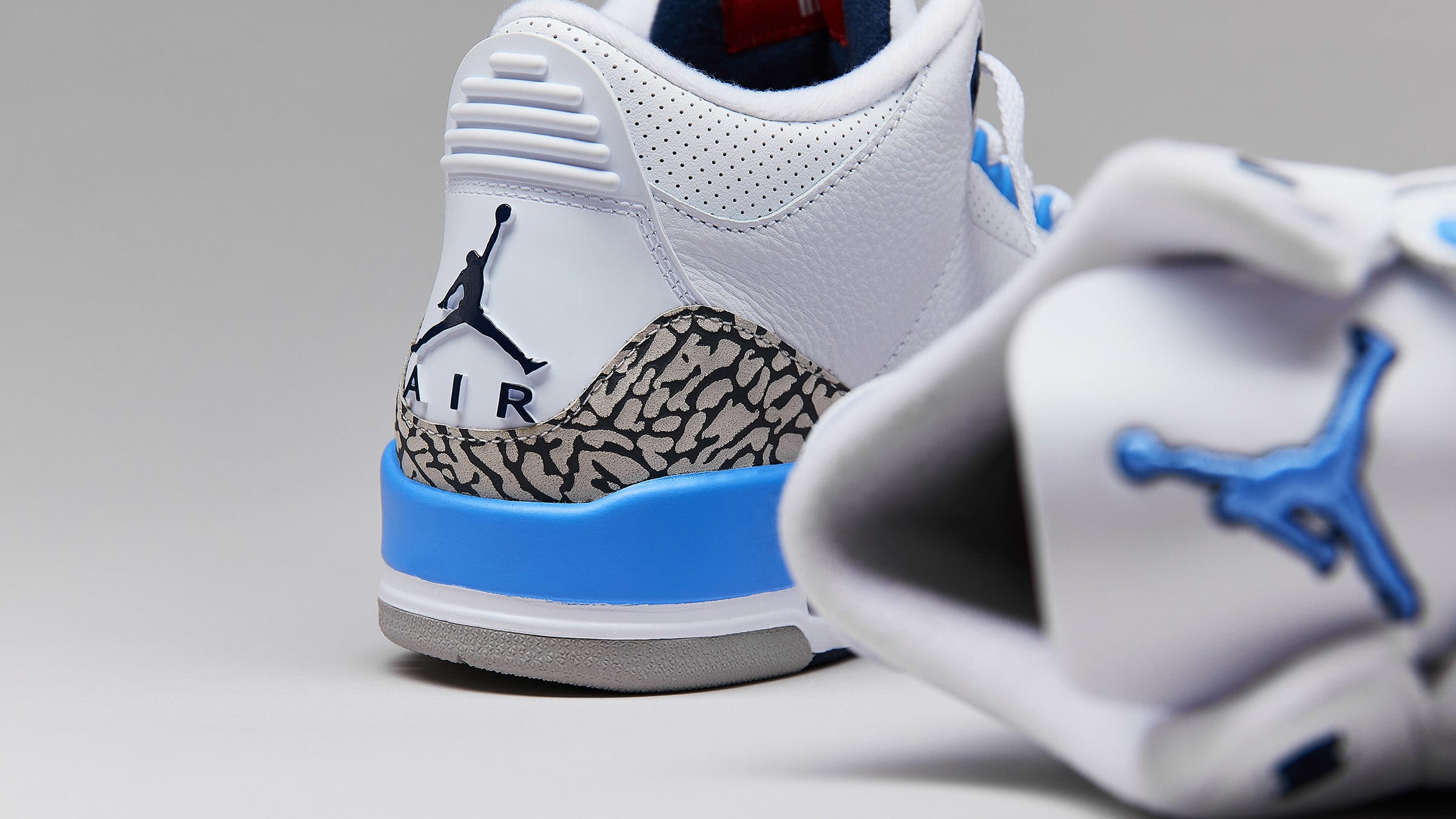 navy blue and grey jordan 3