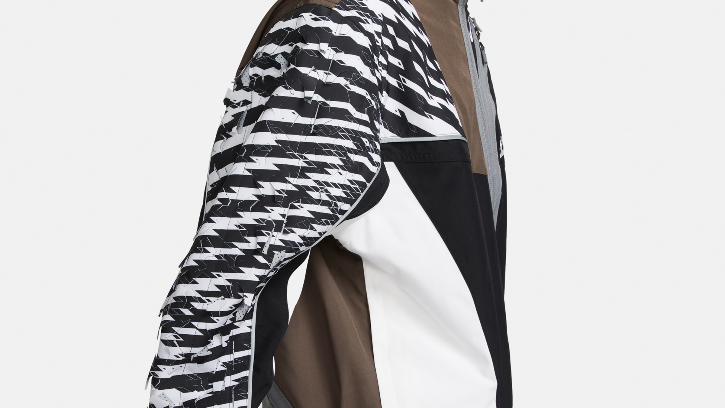 Nike x Acronym Woven Jacket (White & Multi) | END. Launches