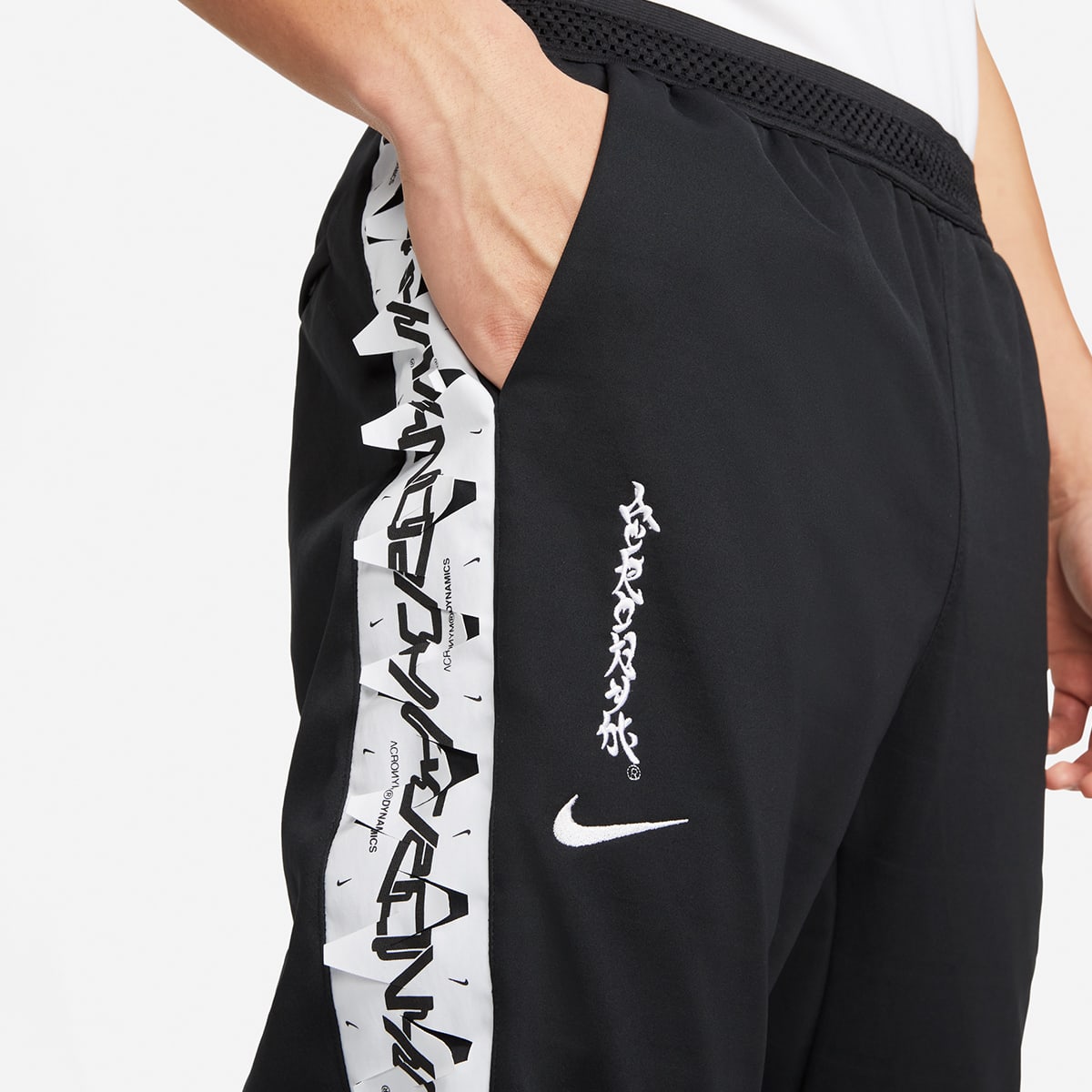 Nike x Acronym Knit Pant (Black & White) | END. Launches