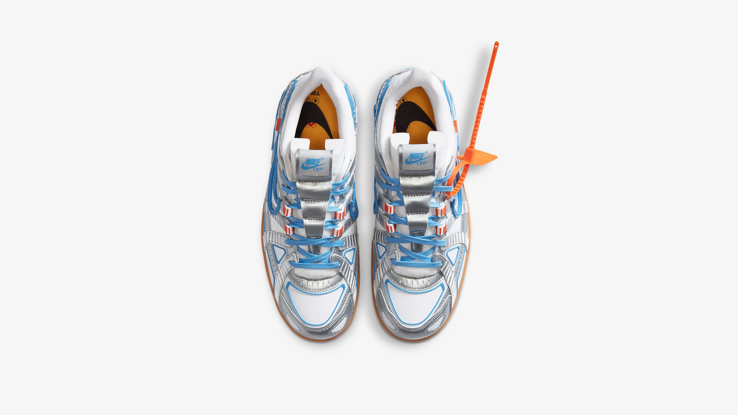 Nike x Off-White Rubber Dunk (White & University Blue) | END