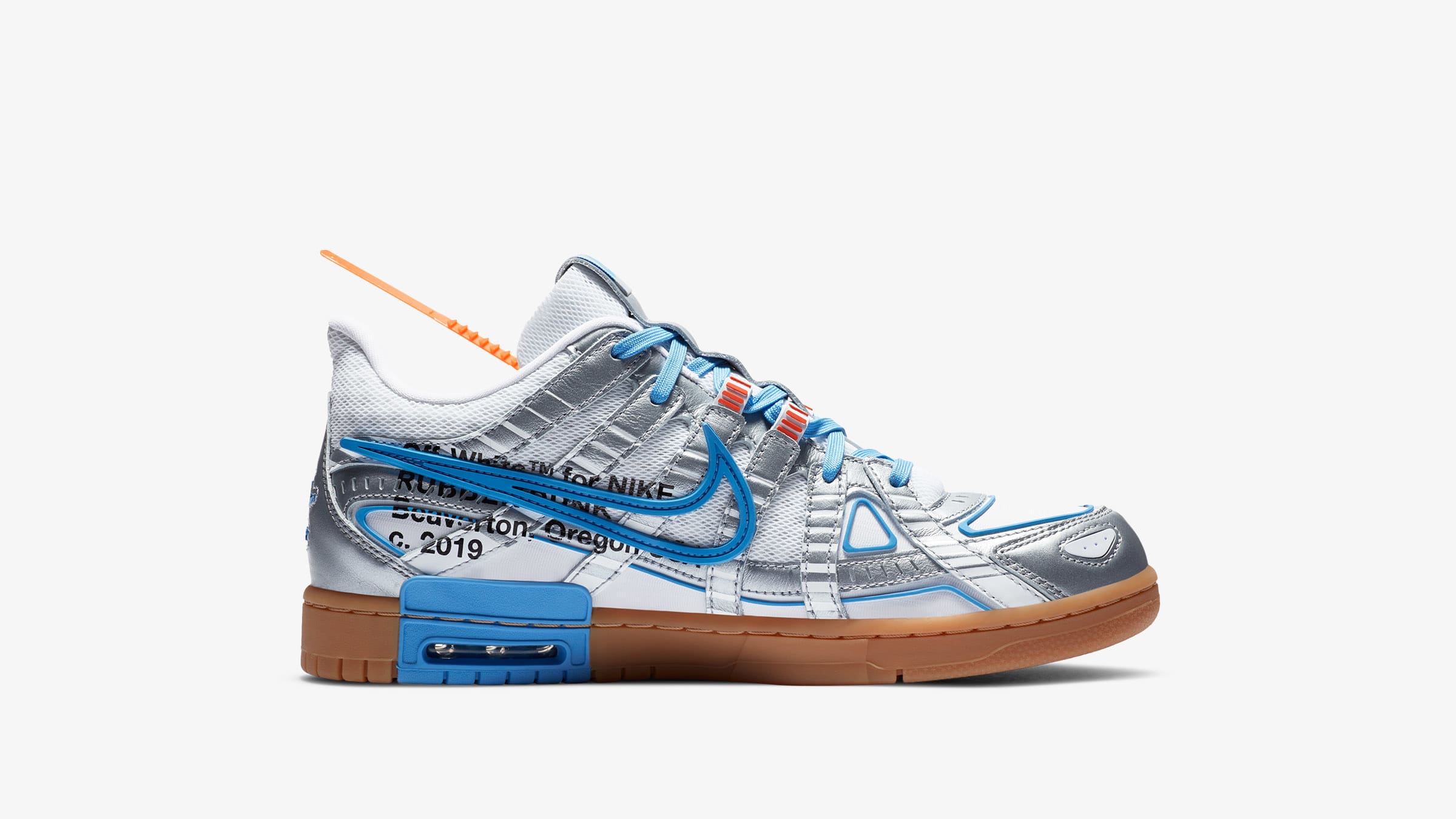 Nike x Off-White Rubber Dunk (White & University Blue) | END. Launches