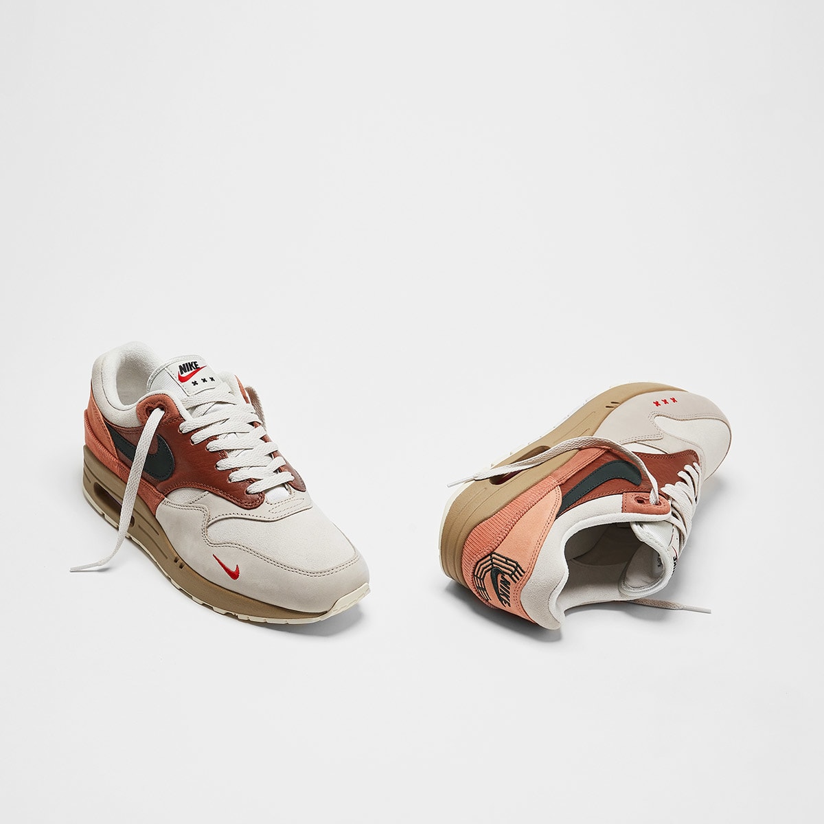 Nike Air Max 1 Amsterdam (Red, Khaki & Peach) | END. Launches