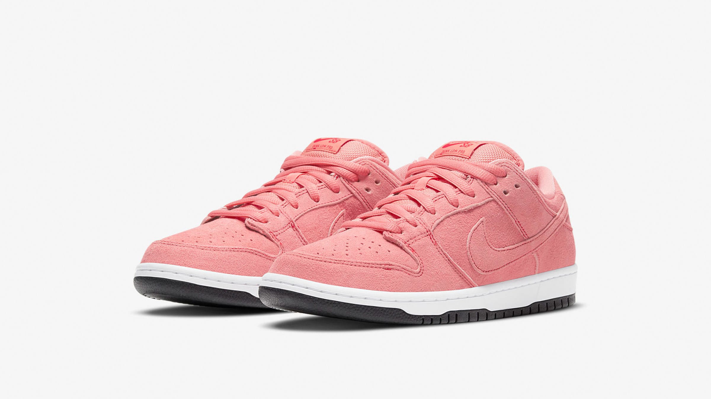 pink and red nike sb